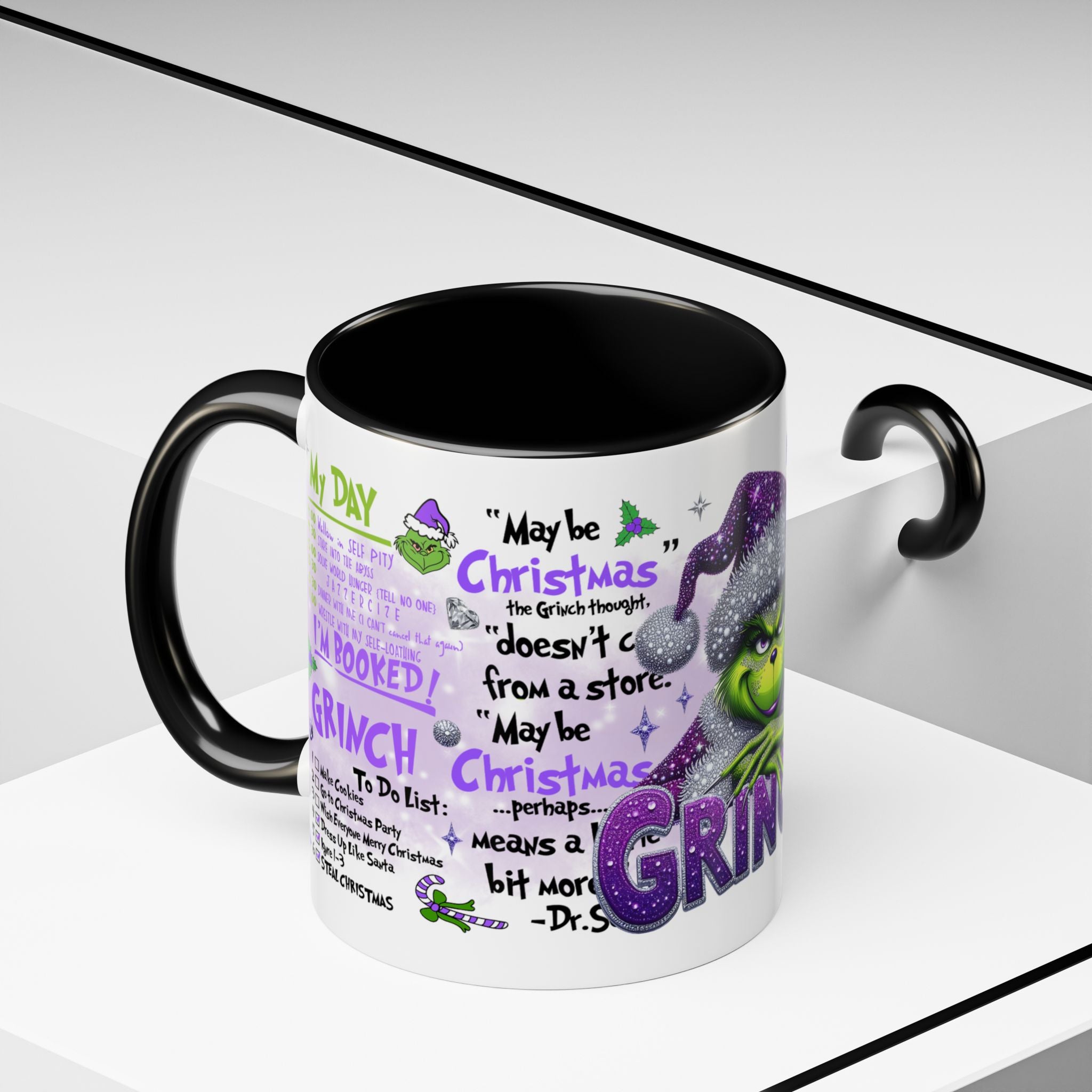 Grinchy Holiday Coffee Mug — '100% That Grinch' Funny Christmas Mug (11/15oz)