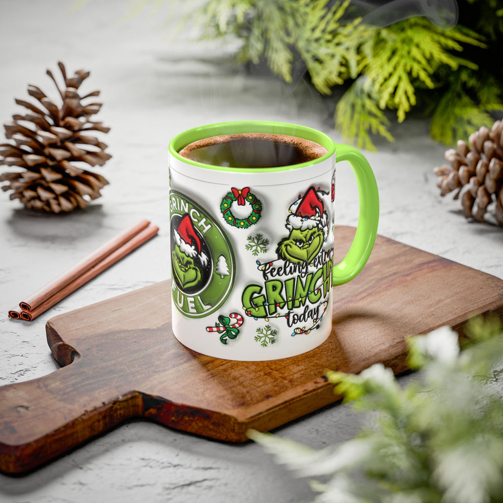 Grinch-themed Coffee Mug, Fun Holiday Gift, Christmas Mug, Grinch Fuel, Unique Grinchy Decor, Extra Grinchy Mug