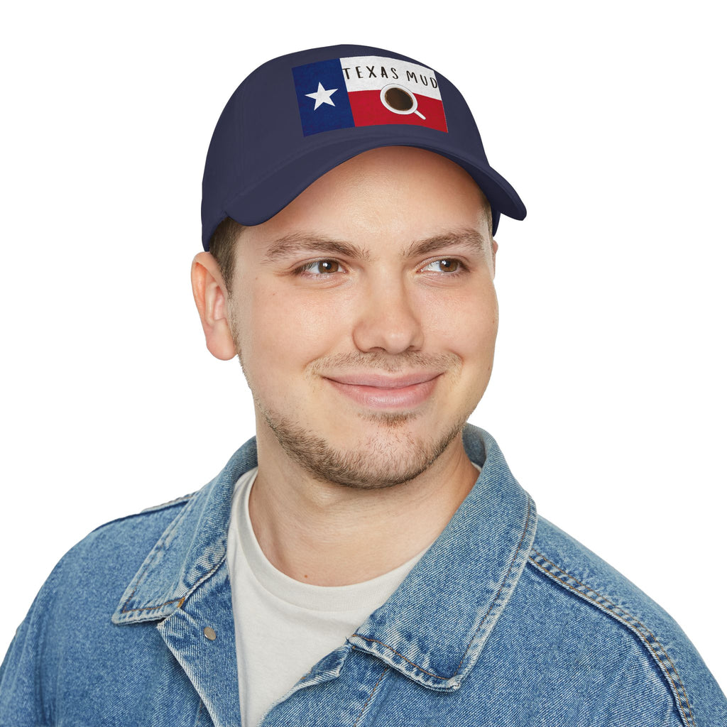 Texas Mud Coffee Flag Cap — Low Profile Baseball Hat