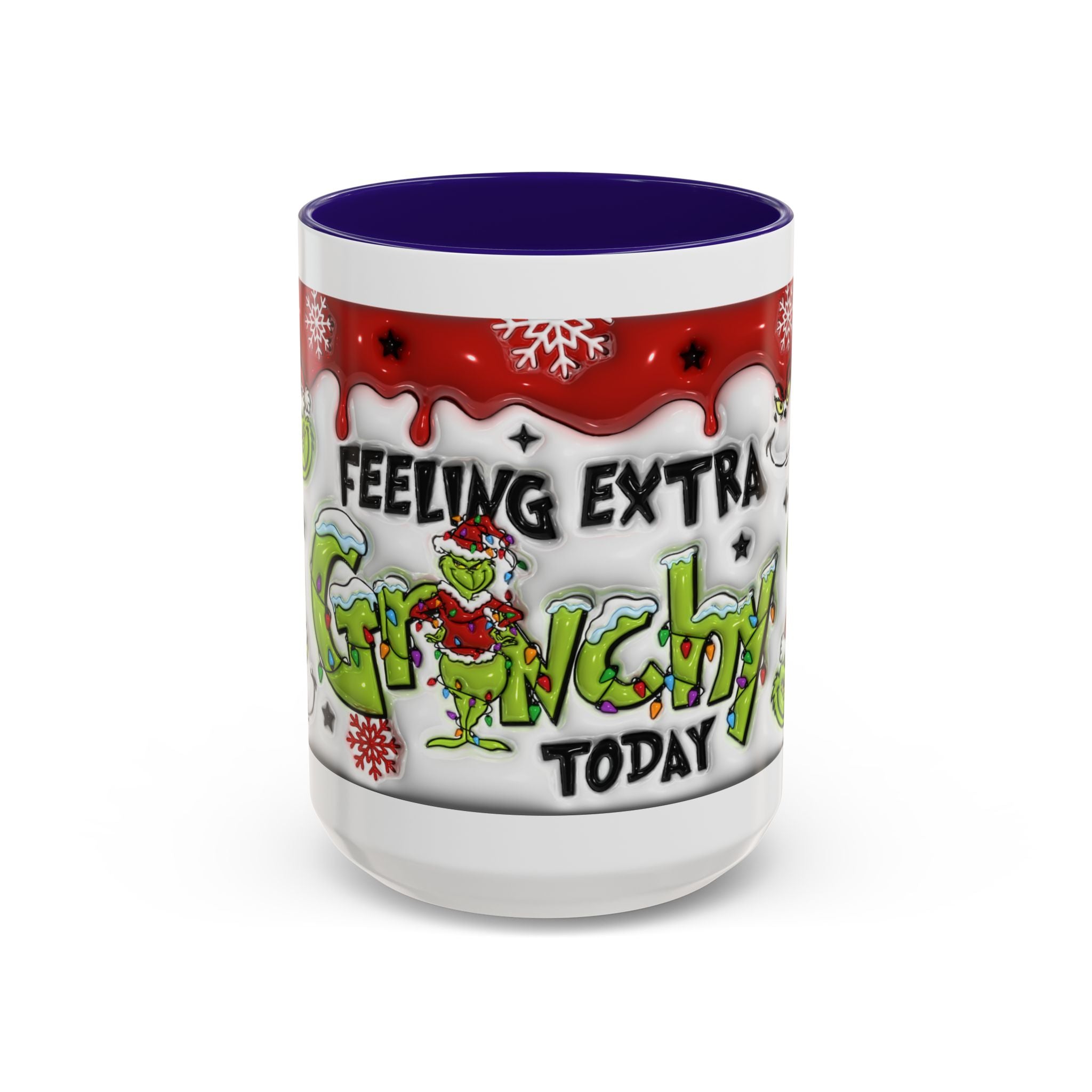 Grinch Holiday Mug - Feeling Extra Grinchy Today! Christmas Gift, Funny Coffee Cup, Holiday Decor, Winter Warmth