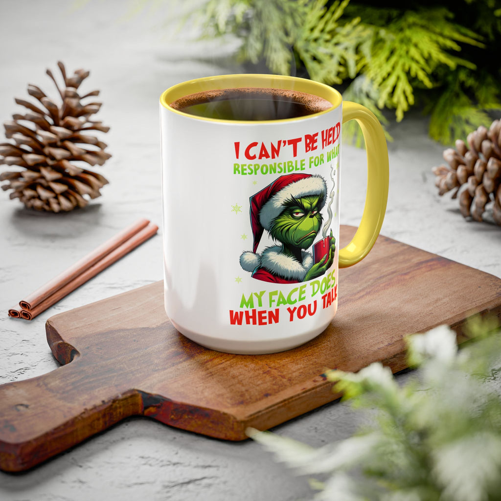 Colorful Grinch Mugs - Perfect for the Holidays, Funny Gift, Coffee Mug, Christmas Present, Office Humor, Grinch Lover