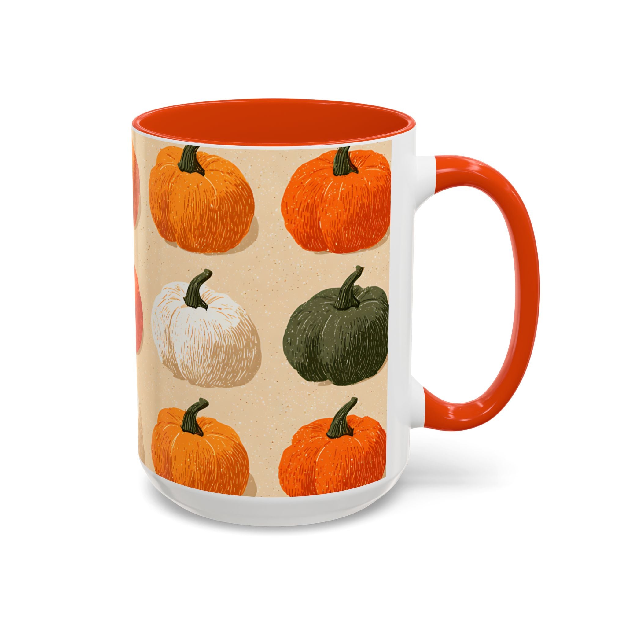Autumn Pumpkin Mugs - Cozy Coffee Cups for Fall, Seasonal Drinkware, Thanksgiving Gifts, Home Decor, Pumpkin Spice Lovers