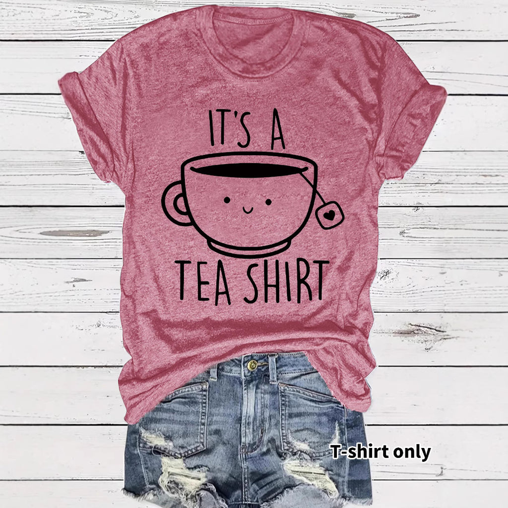 Coffee new short sleeved women's T-shirt