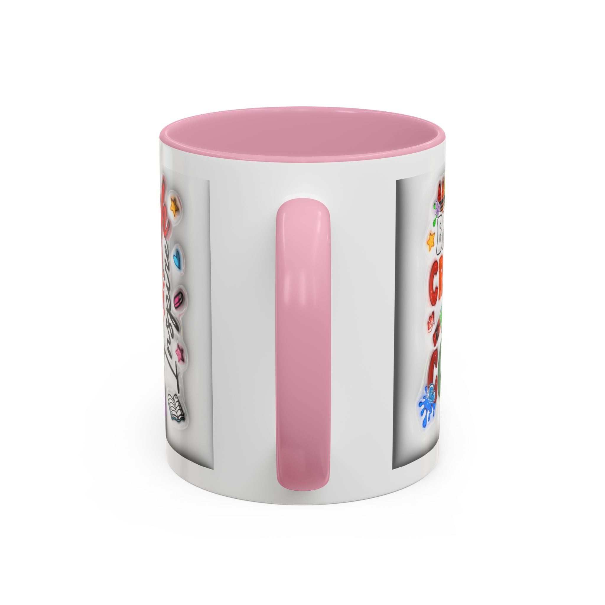 Personalized Teacher Mugs | Colorful 11oz & 15oz Coffee Cups | Fun Gift for Educators | Back to School | Teacher Appreciation