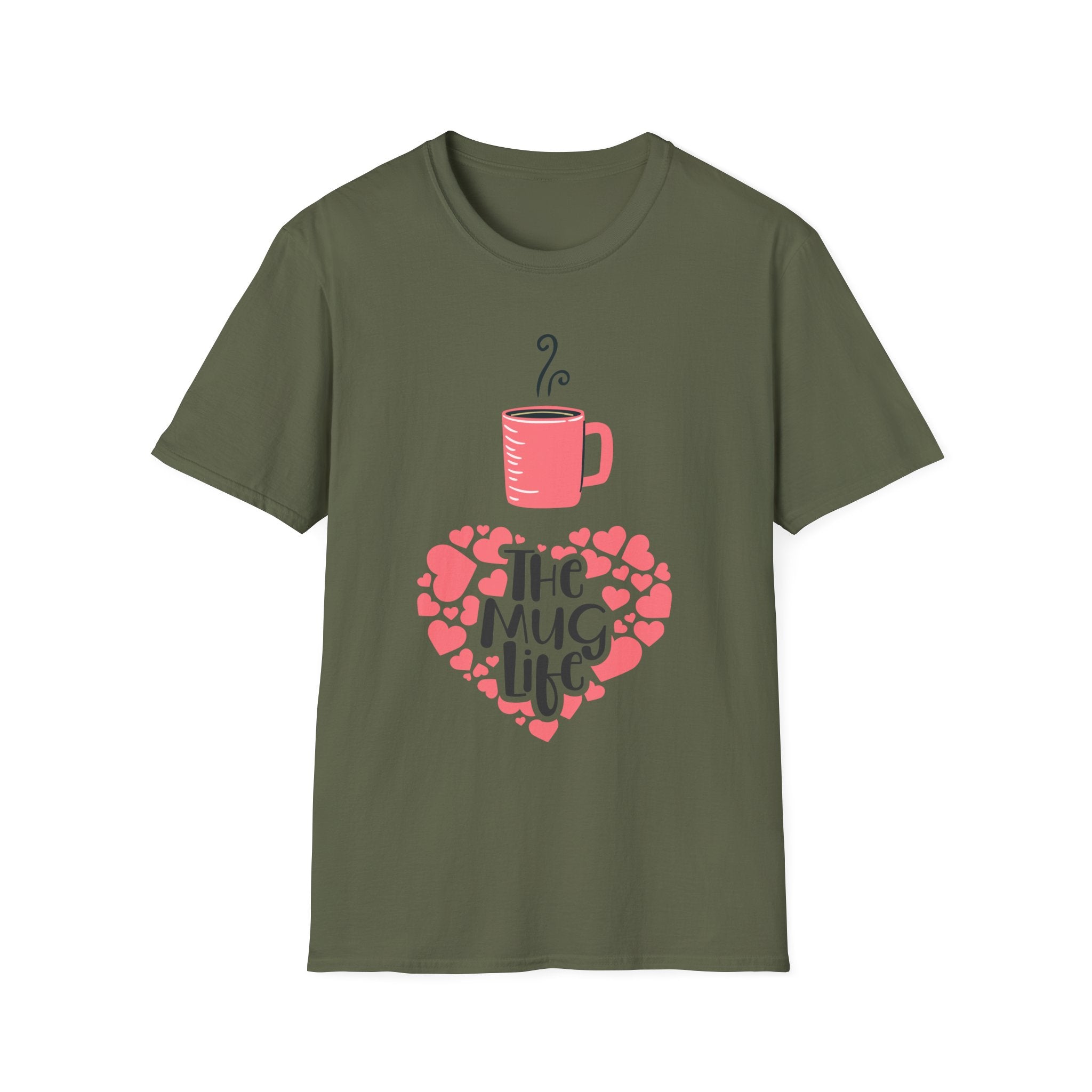 The Hot Coffee Mug Life - Unisex Softstyle T-Shirt
