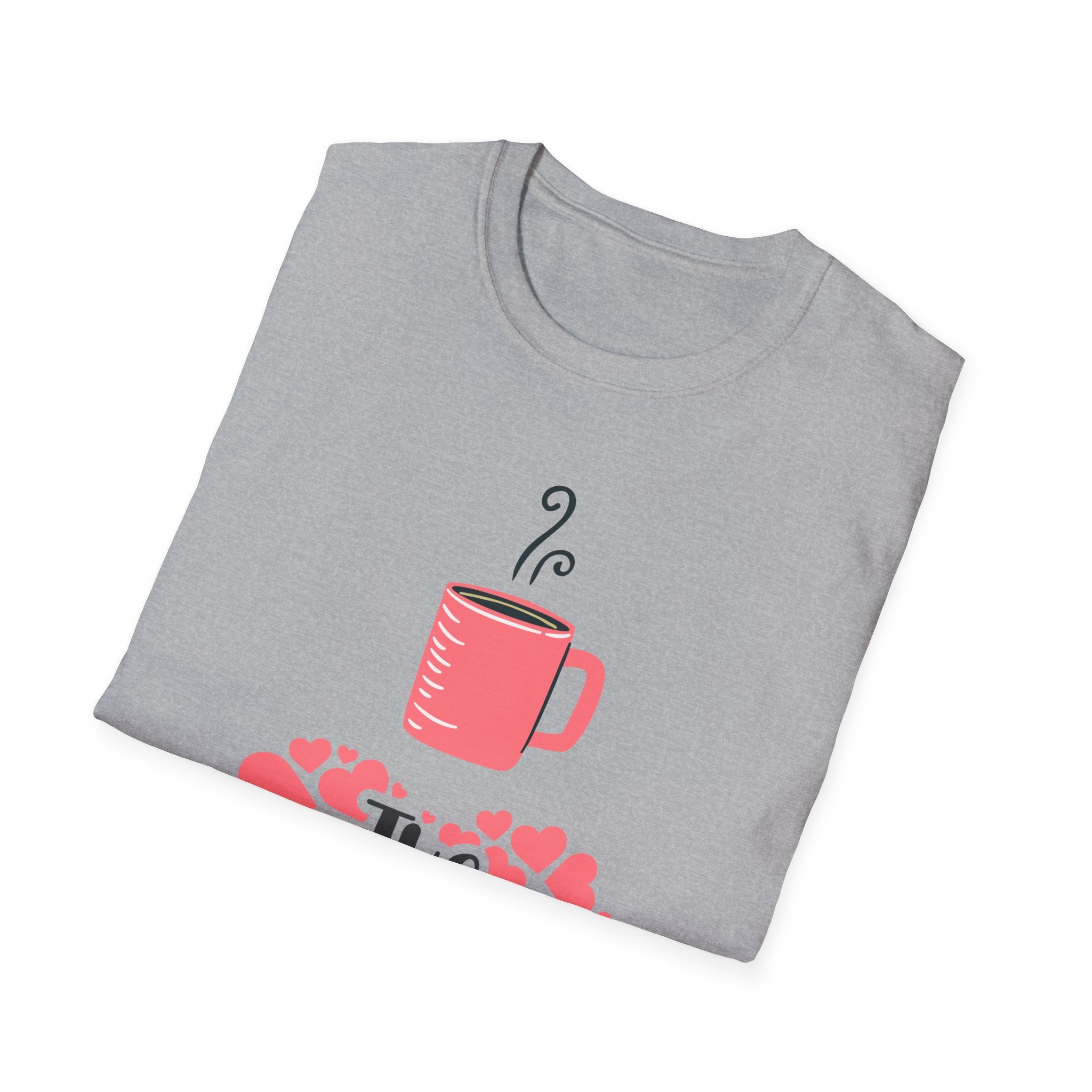 The Hot Coffee Mug Life - Unisex Softstyle T-Shirt