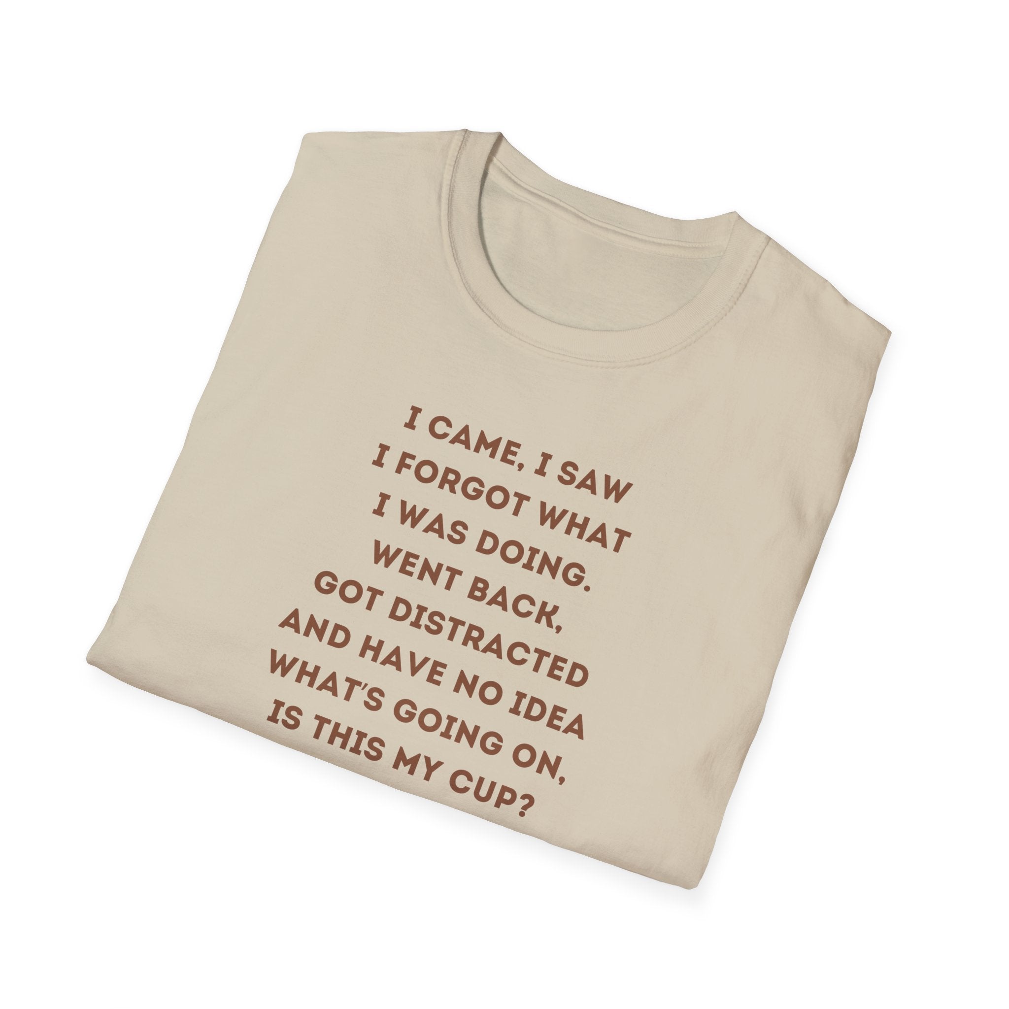 Funny Coffee Quote T-Shirt for Coffee Lovers, Humor Tee, Gift for Him/Her, Perfect for Birthdays, Housewarming, Casual Wear