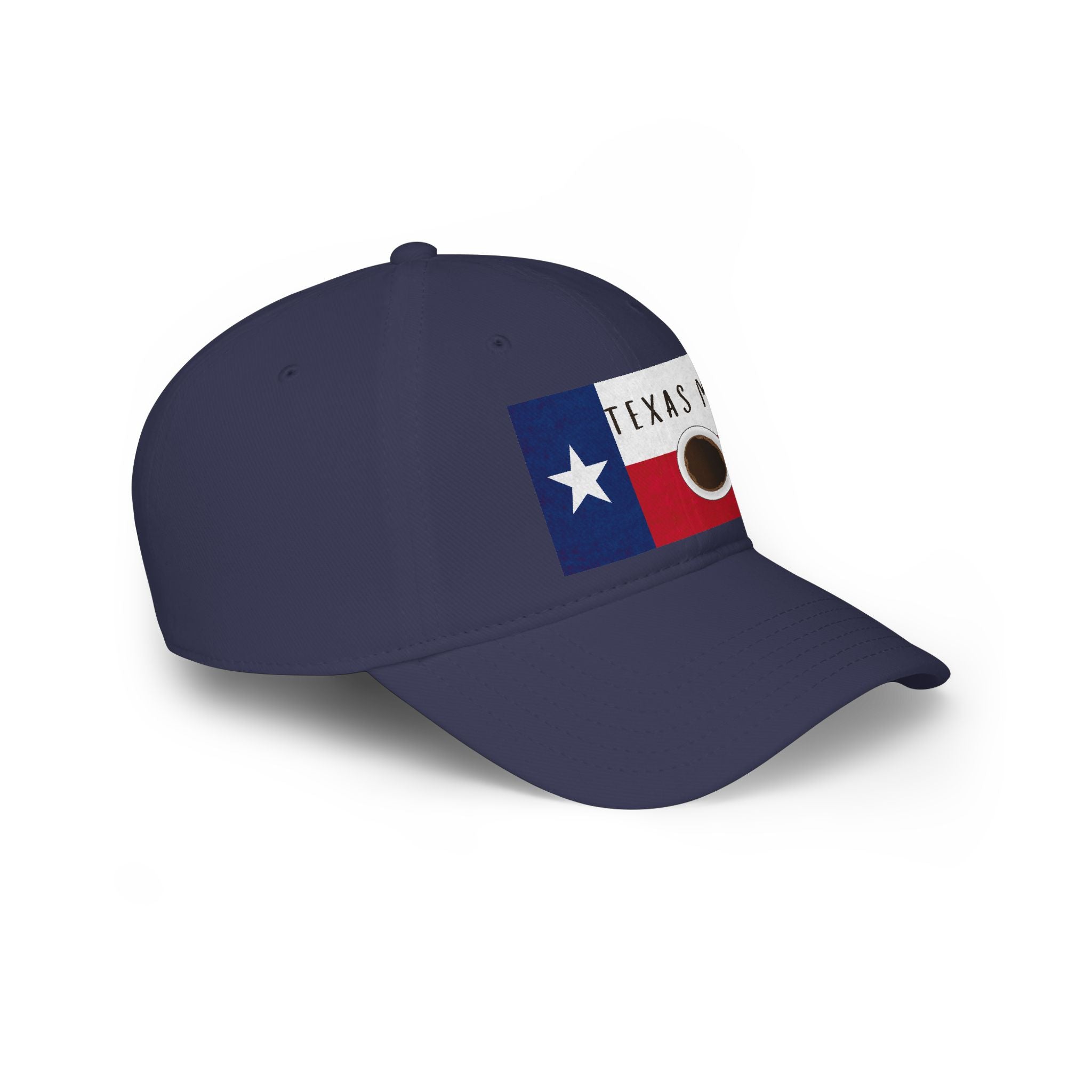 Texas Mud Coffee Flag Cap — Low Profile Baseball Hat