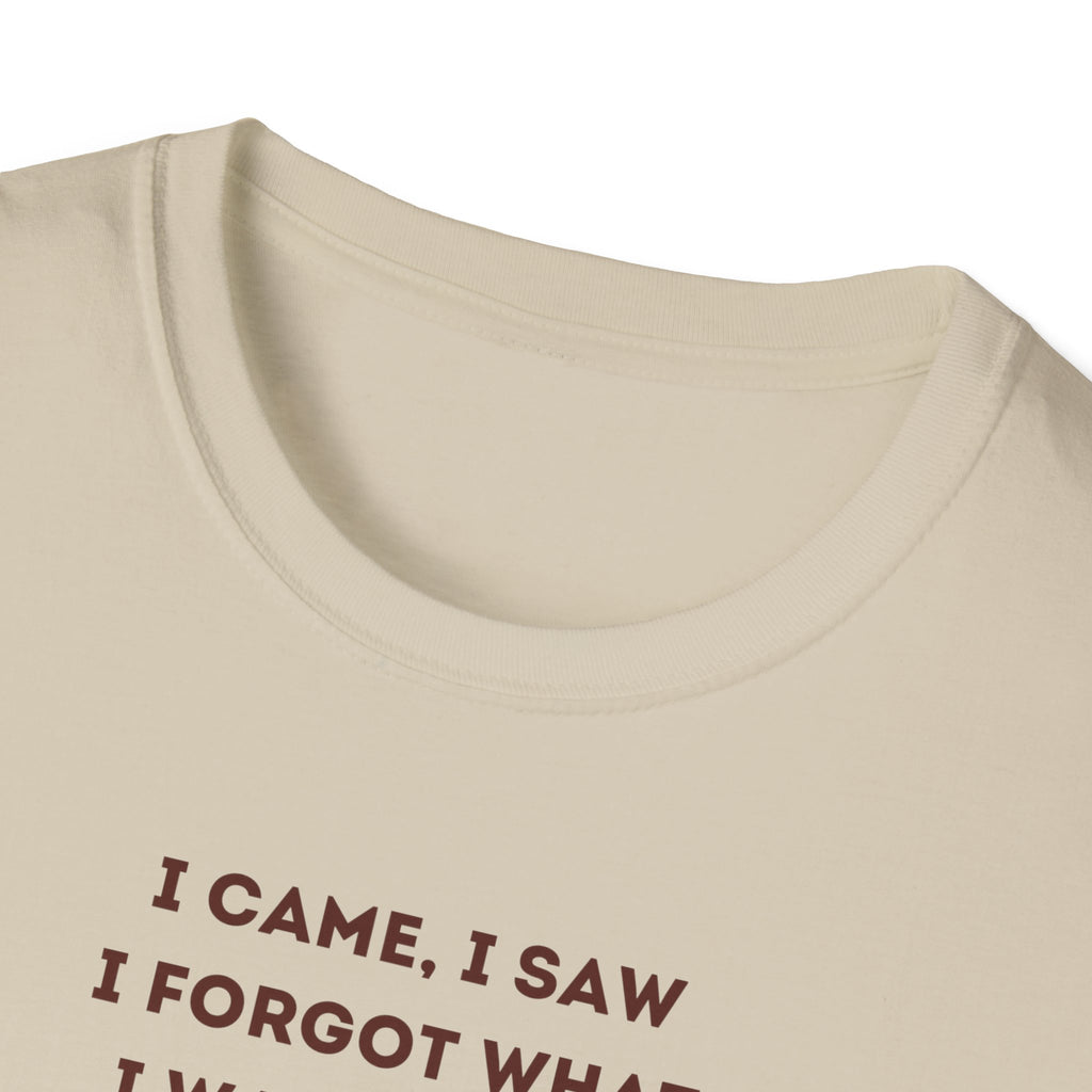 Funny Coffee Memory Poem T-Shirt | Cute Character Holding Coffee