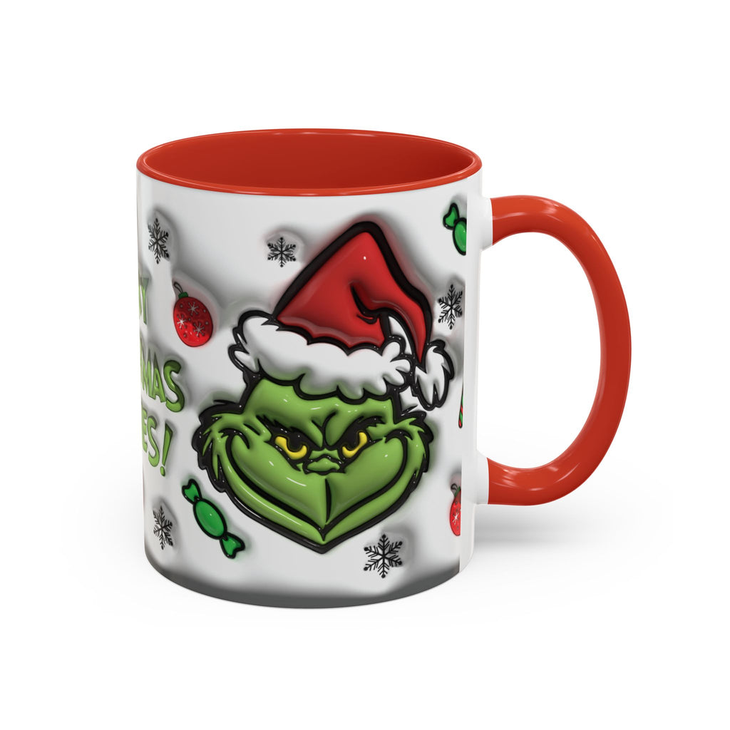 Merry Grinchmas Coffee Mug - Holiday Gift for Christmas Lovers, Fun Ceramic Mug, Grinch-Themed Drinkware, Funny Coffee Cup