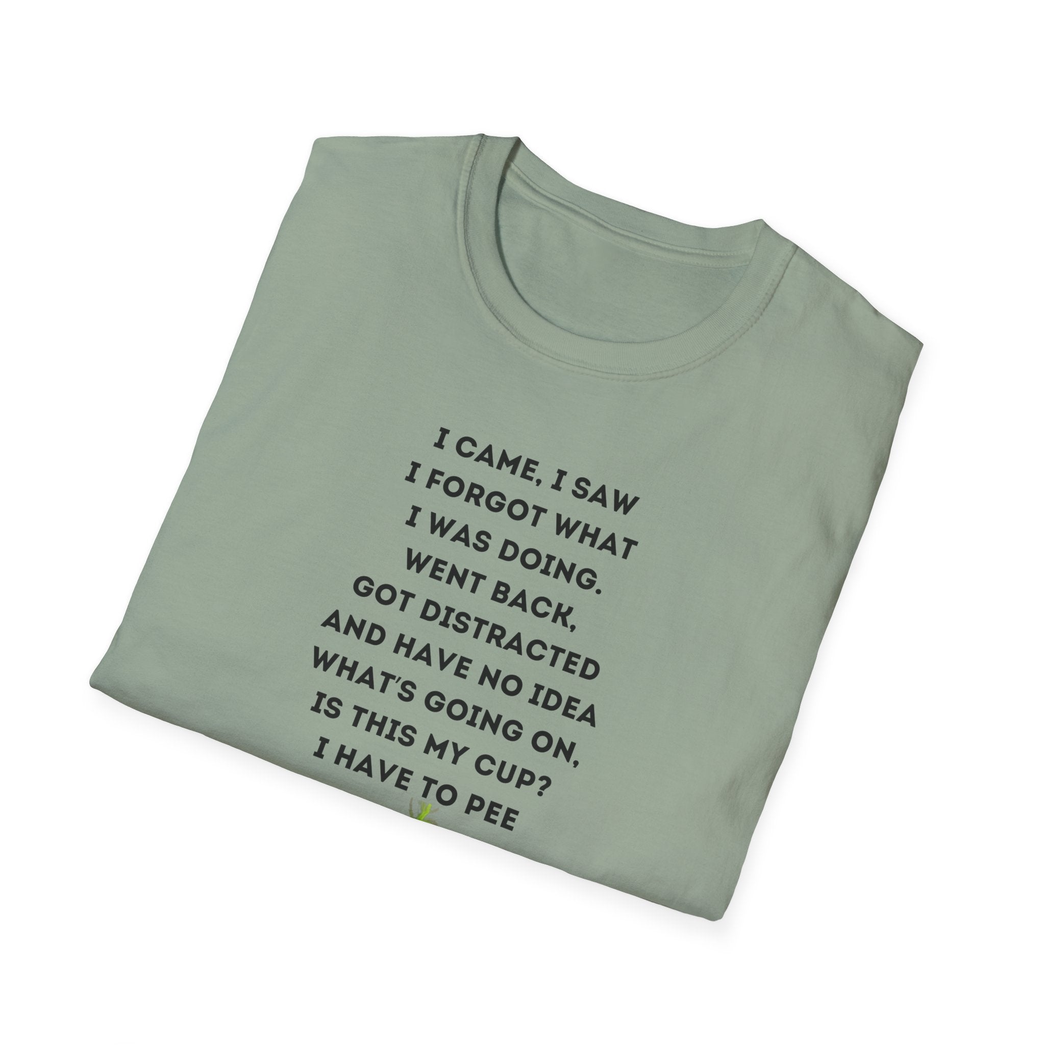 Grumpy Grinch Character with Funny Relatable Quote T-Shirt | Meme Tee