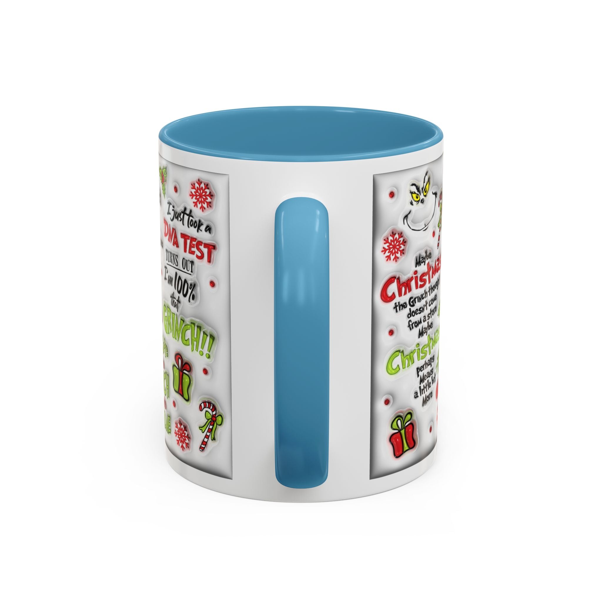 Grinchy Holiday Coffee Mug — "Feeling Extra Grinchy Today" Accent Mug (11/15oz)