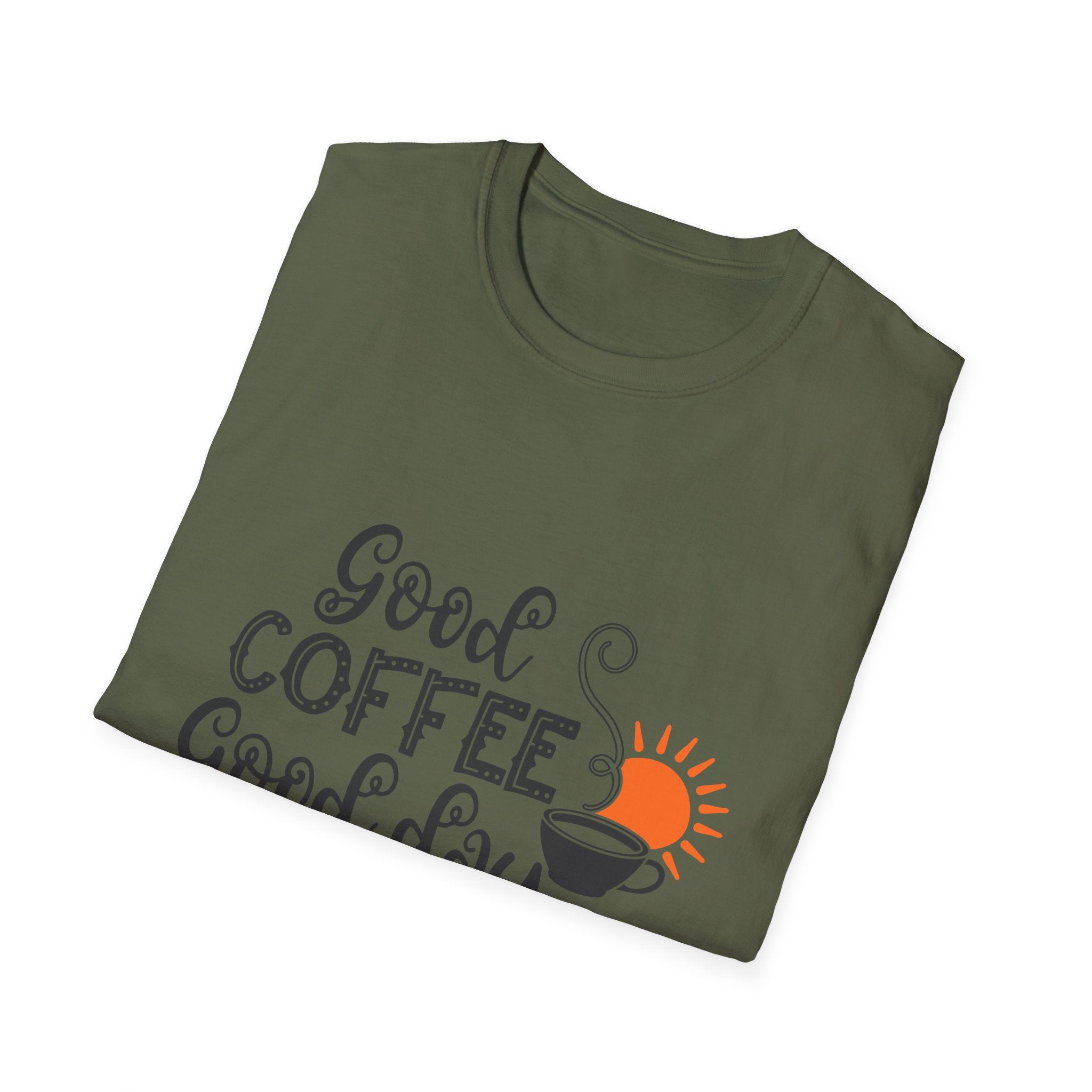 Good Coffee Good Day - Unisex Softstyle T-Shirt