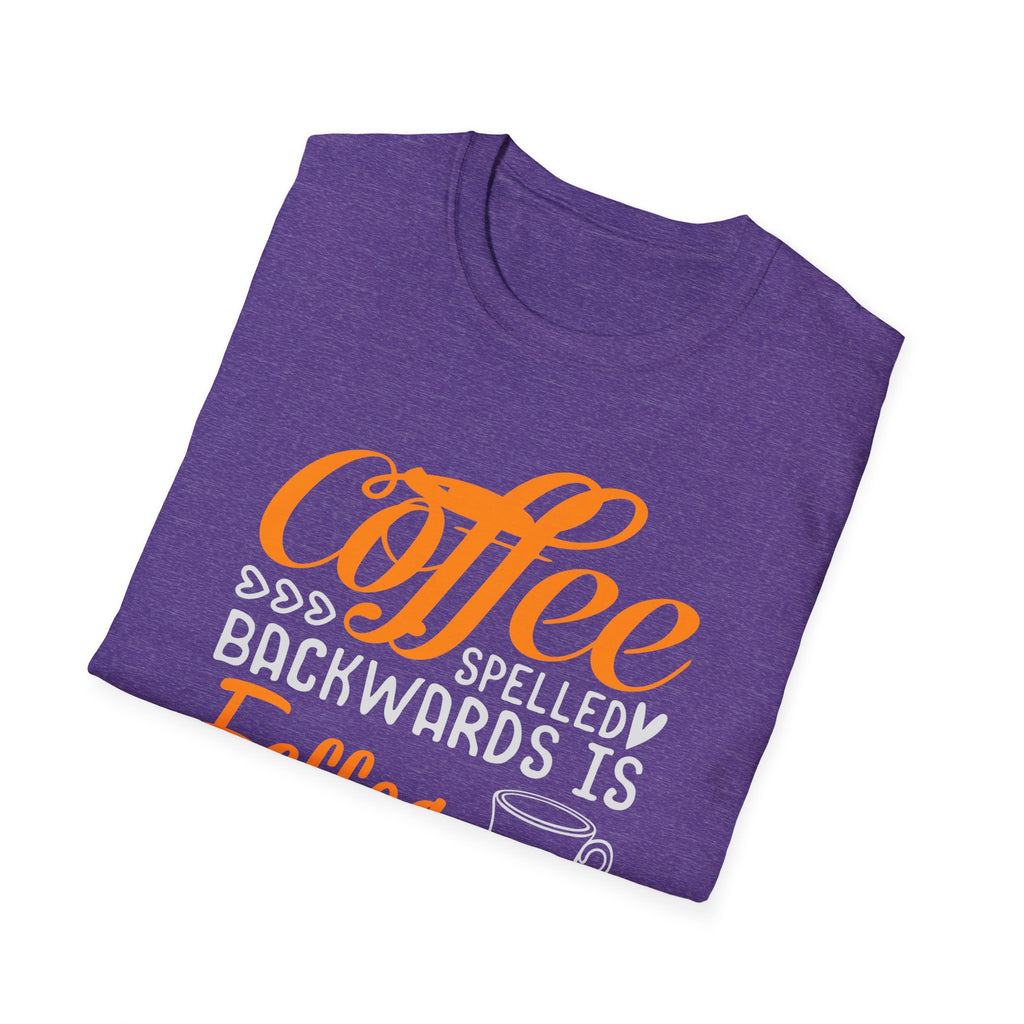 Eeffoc Coffee T-Shirt, Unisex Tee, Caffeine Lover Shirt, Funny Graphic Tee, Coffee Gift for Men and Women