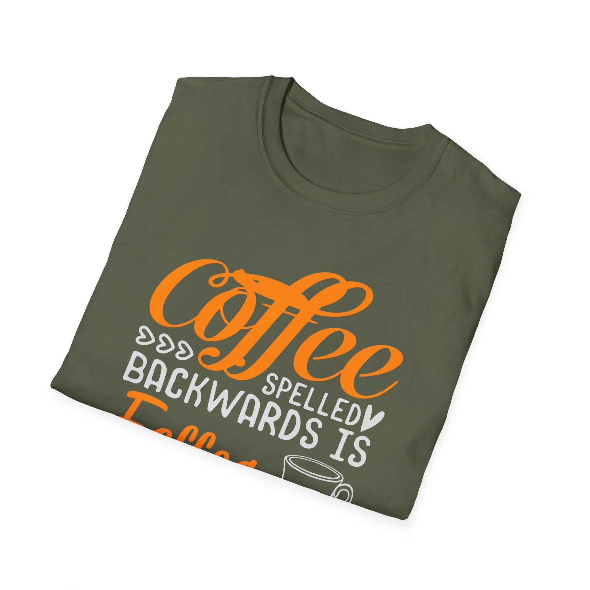 Eeffoc Coffee T-Shirt, Unisex Tee, Caffeine Lover Shirt, Funny Graphic Tee, Coffee Gift for Men and Women