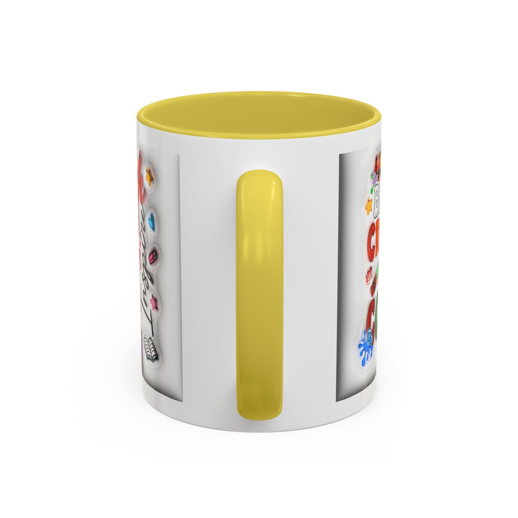 Personalized Teacher Mugs | Colorful 11oz & 15oz Coffee Cups | Fun Gift for Educators | Back to School | Teacher Appreciation