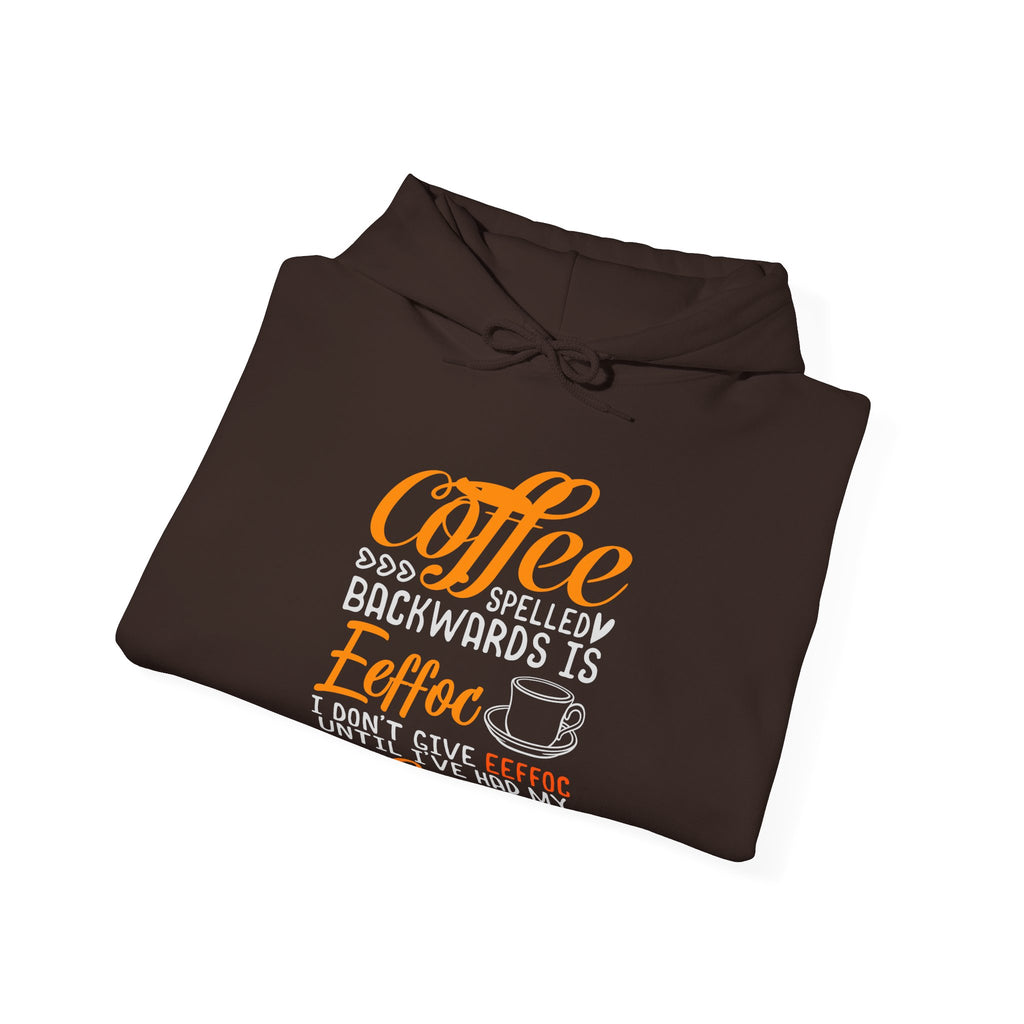 Give Me My Eeffoc Coffee - Unisex Heavy Blend Hooded Sweatshirt