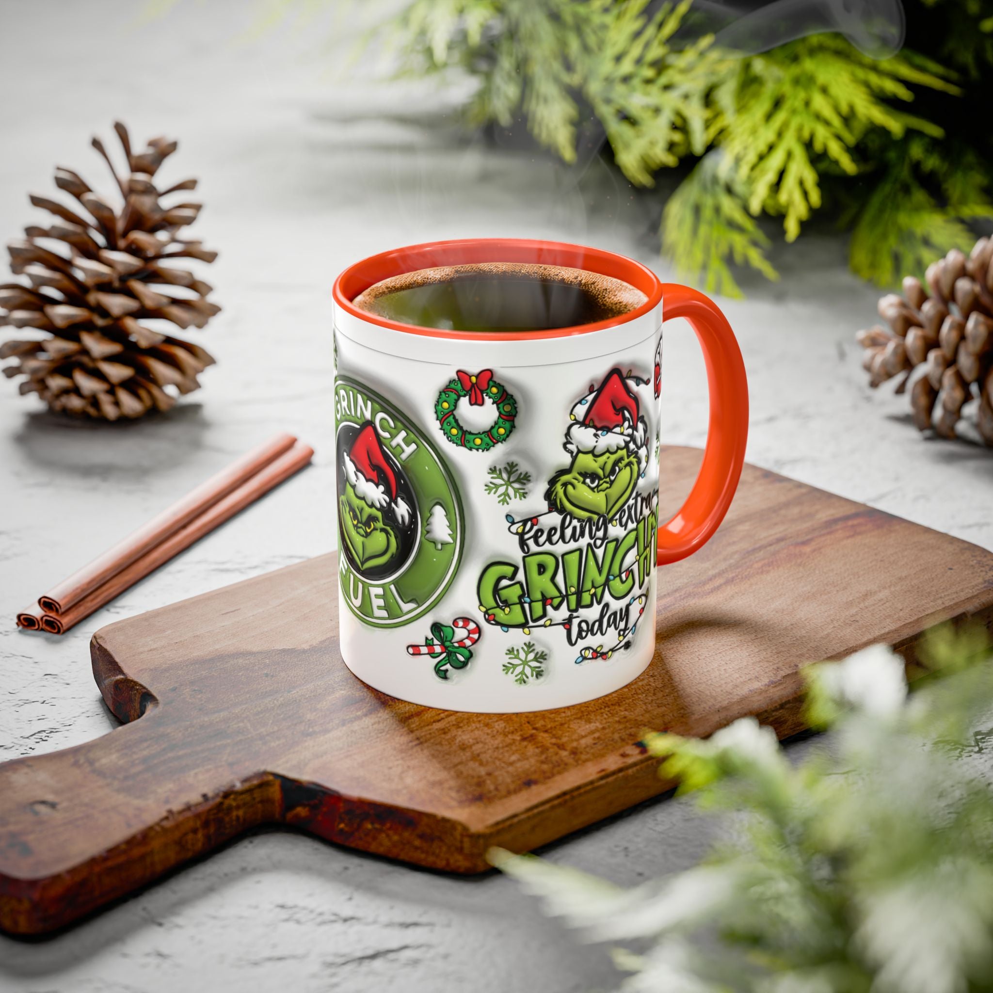 Grinch-themed Coffee Mug, Fun Holiday Gift, Christmas Mug, Grinch Fuel, Unique Grinchy Decor, Extra Grinchy Mug
