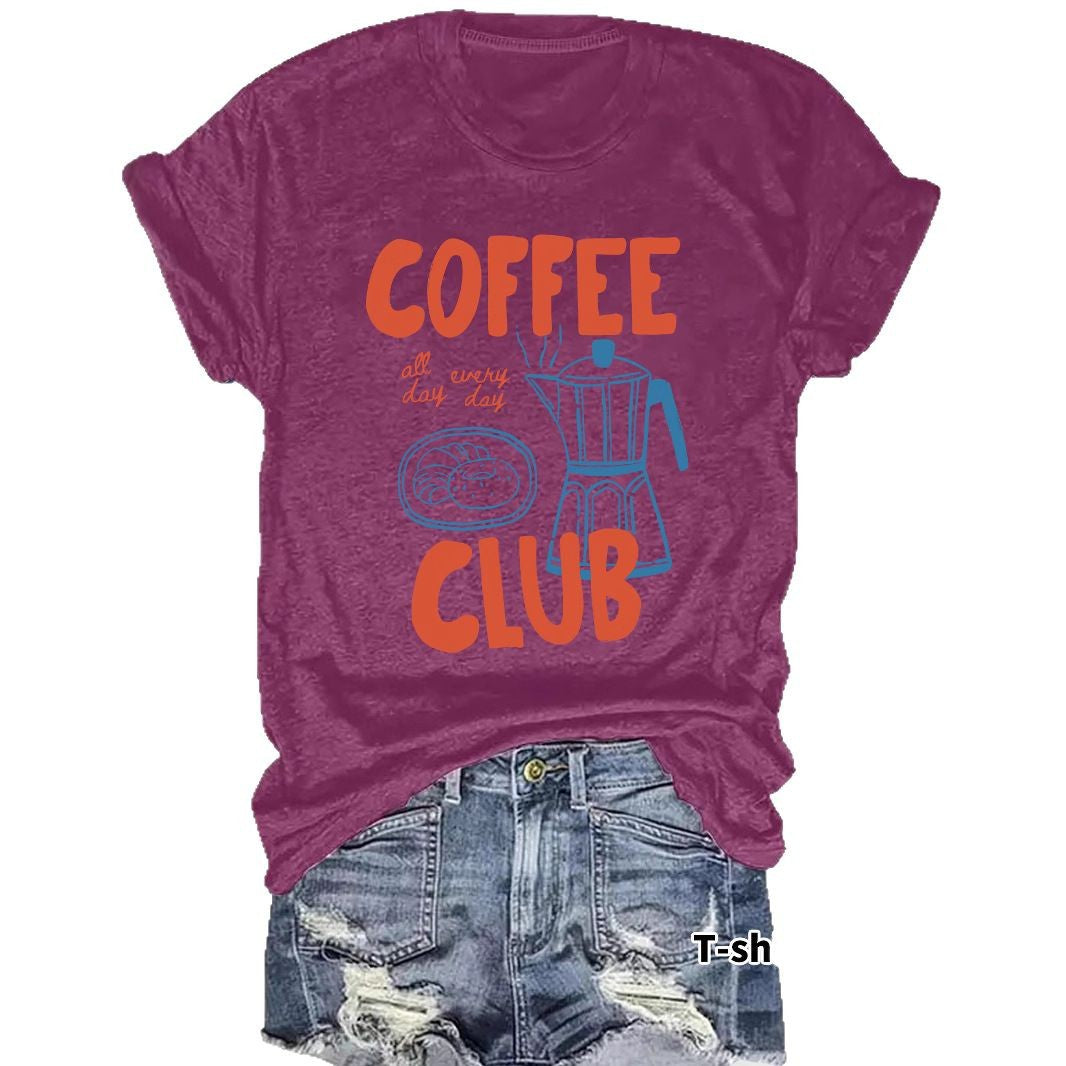 Coffee Club short sleeved women's