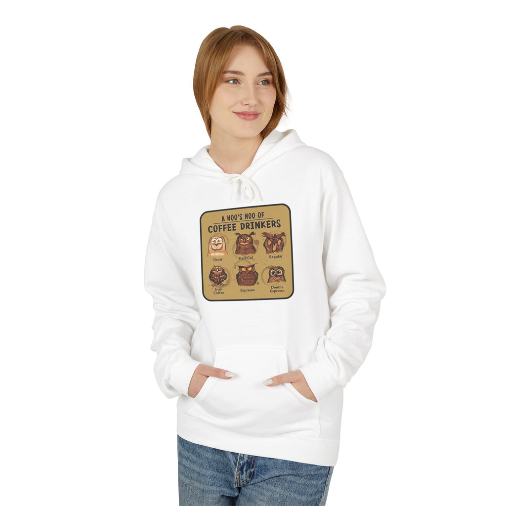 Coffee Drinkers Chart Hoodie | Coffee Types Illustration, Retro Cafe Design