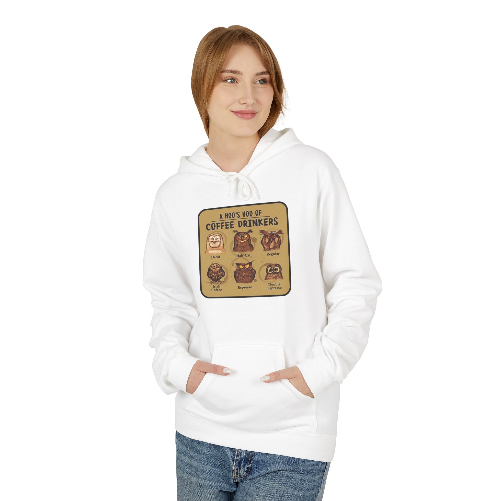 Coffee Drinkers Chart Hoodie | Coffee Types Illustration, Retro Cafe Design