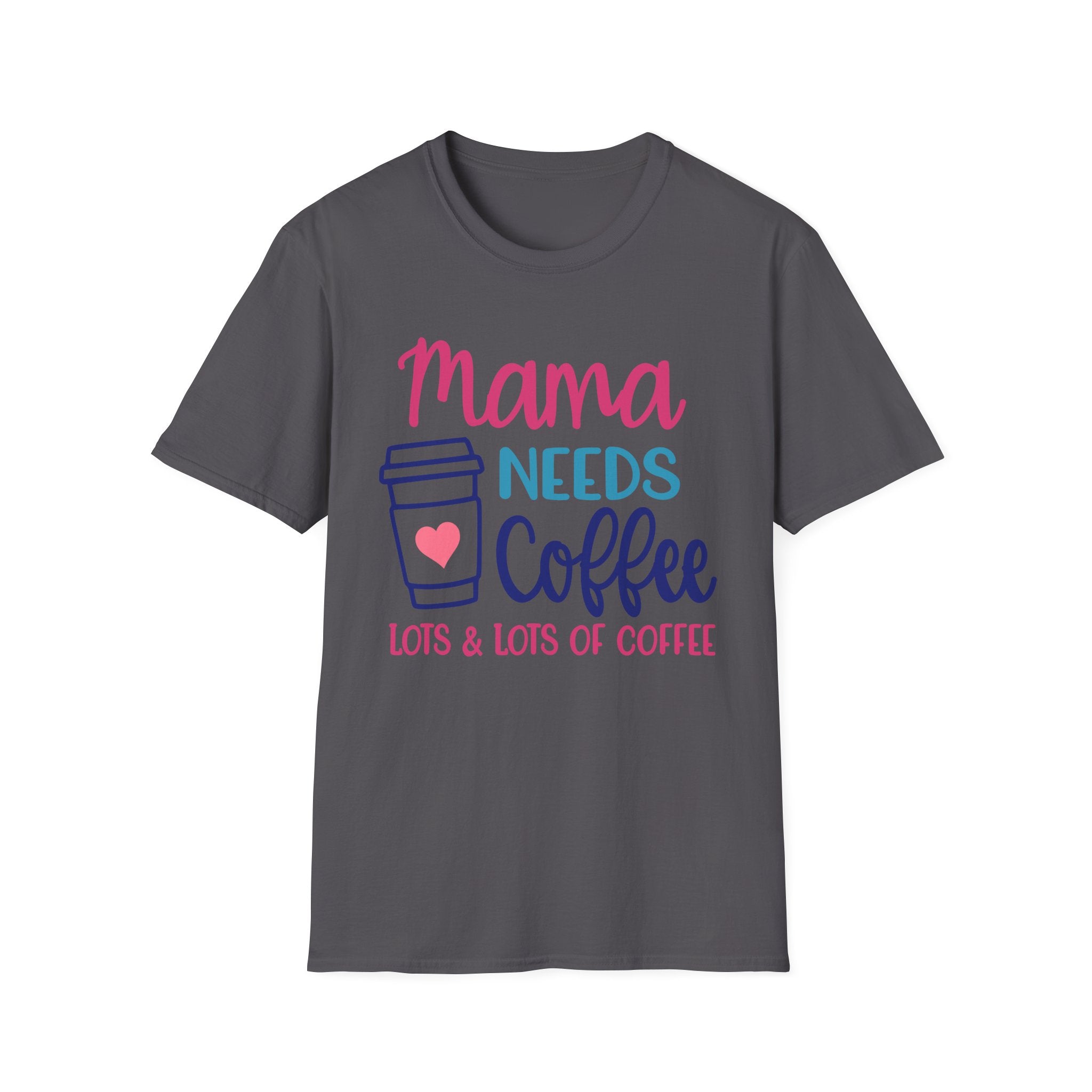 Moma Needs lots Of Coffee - Unisex Softstyle T-Shirt
