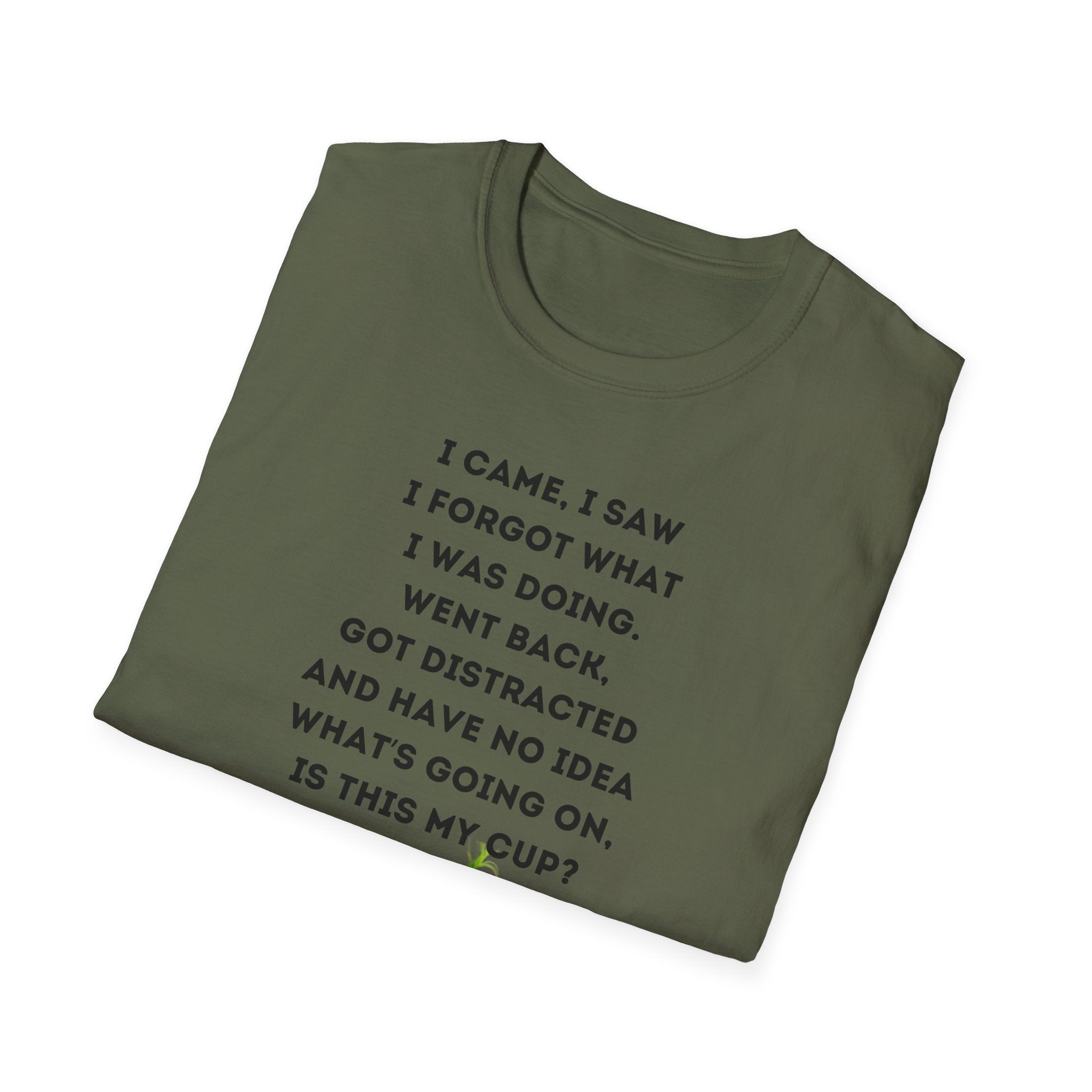 Grinch Inspired Softstyle Tee: I Came, I Saw, Funny T-Shirt for Fans, Gift for Birthdays, Casual Wear, Kermit Merchandise