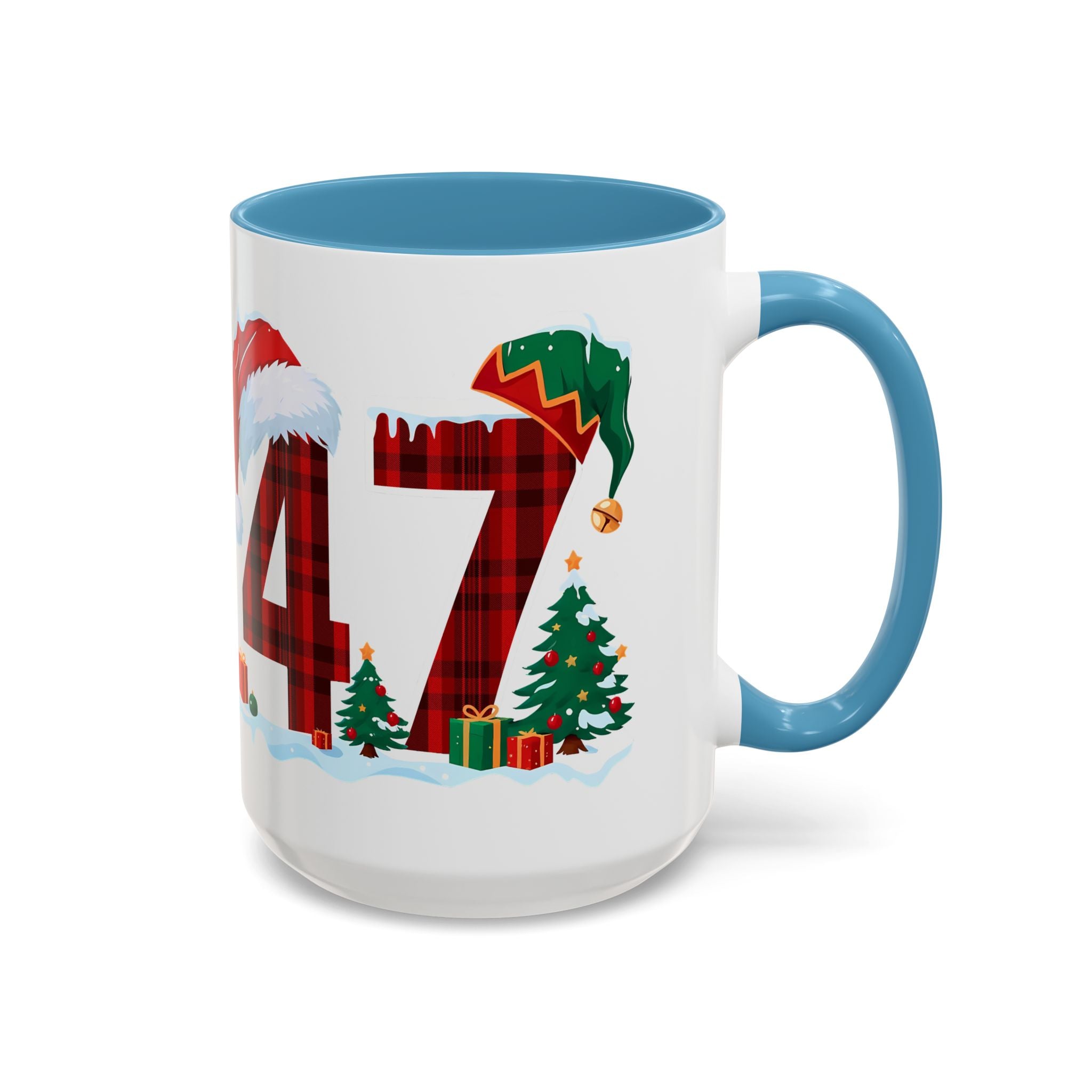 President 47 Trump Christmas Mug | Accent Coffee Mug