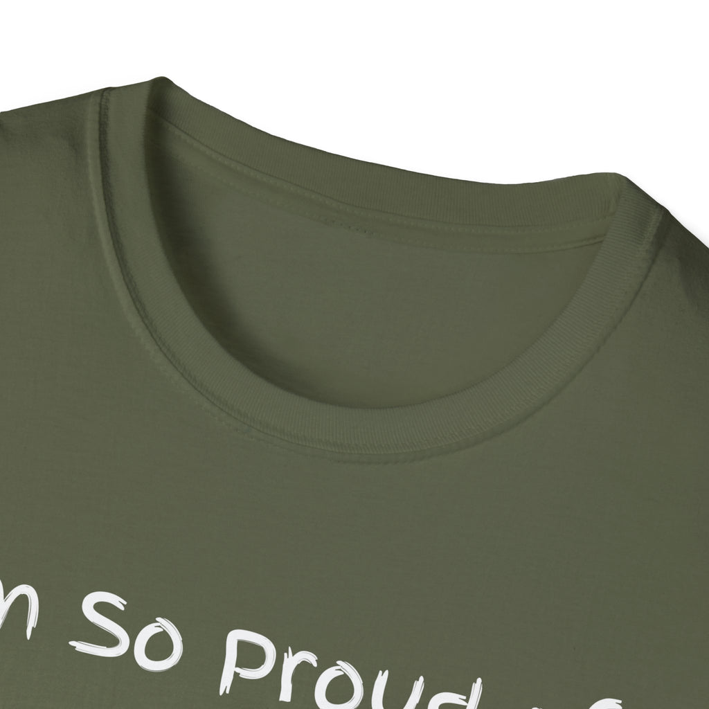 Proud of Myself Unisex T-Shirt, Self Love Tee, Positive Vibes Shirt, Empowering Gift, Inspirational Apparel