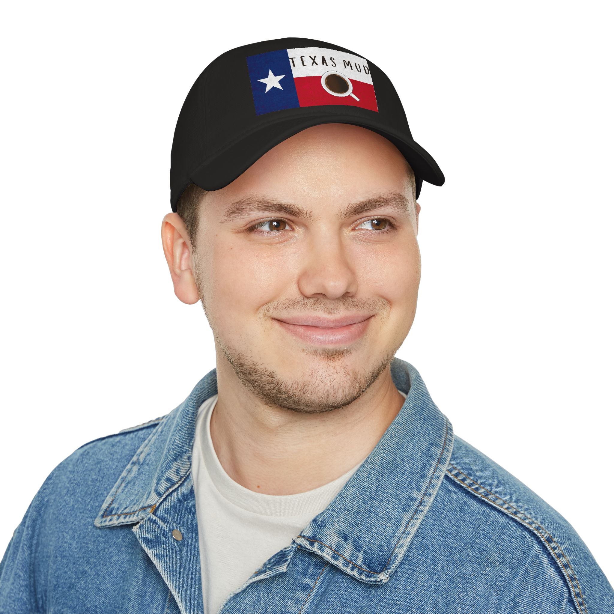 Texas Mud Coffee Flag Cap — Low Profile Baseball Hat