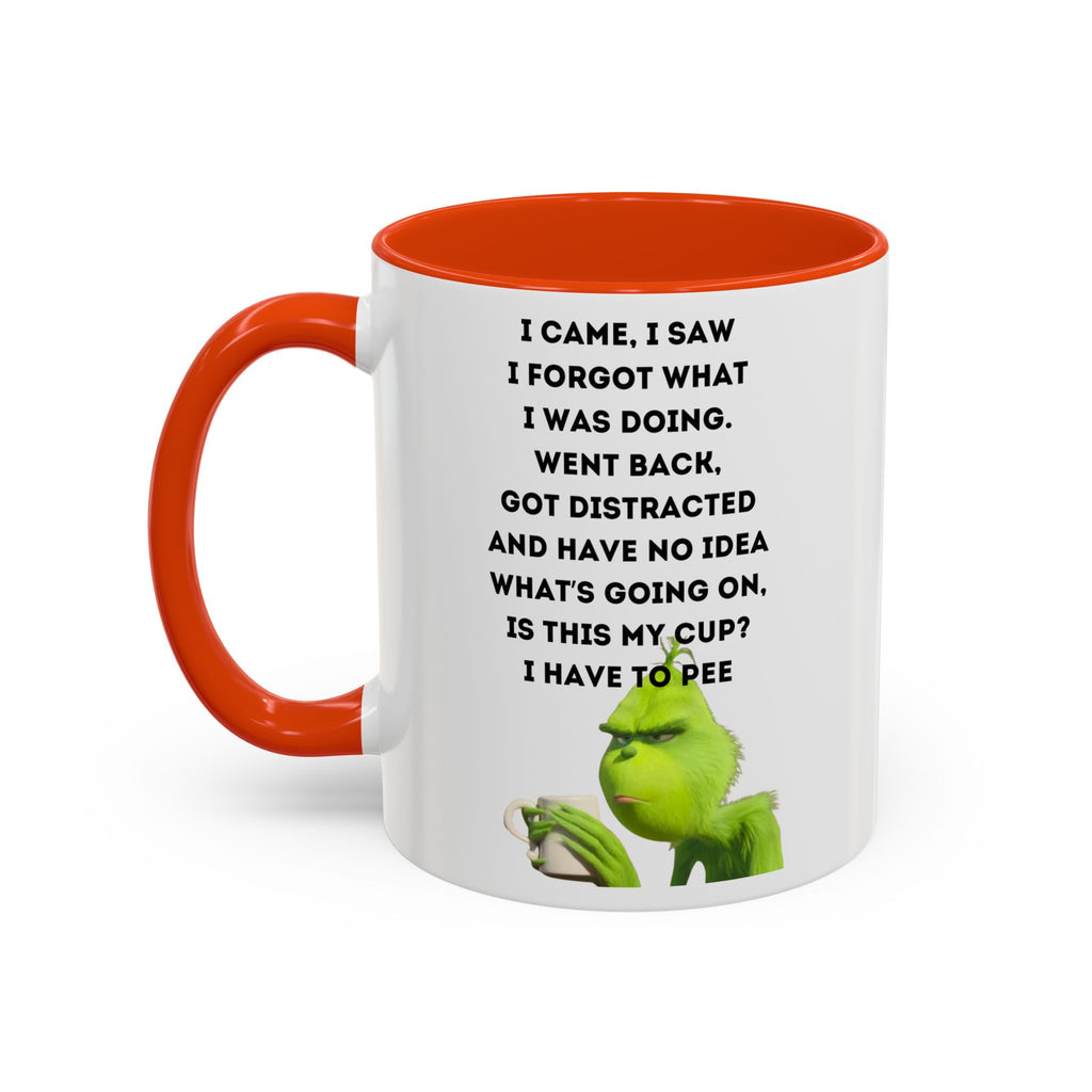 Colorful Grinch Coffee Mug, Fun Holiday Gift, Funny Tea Cup, Quirky Kitchen Decor, Grinch Fan Mug, Christmas Gift Idea