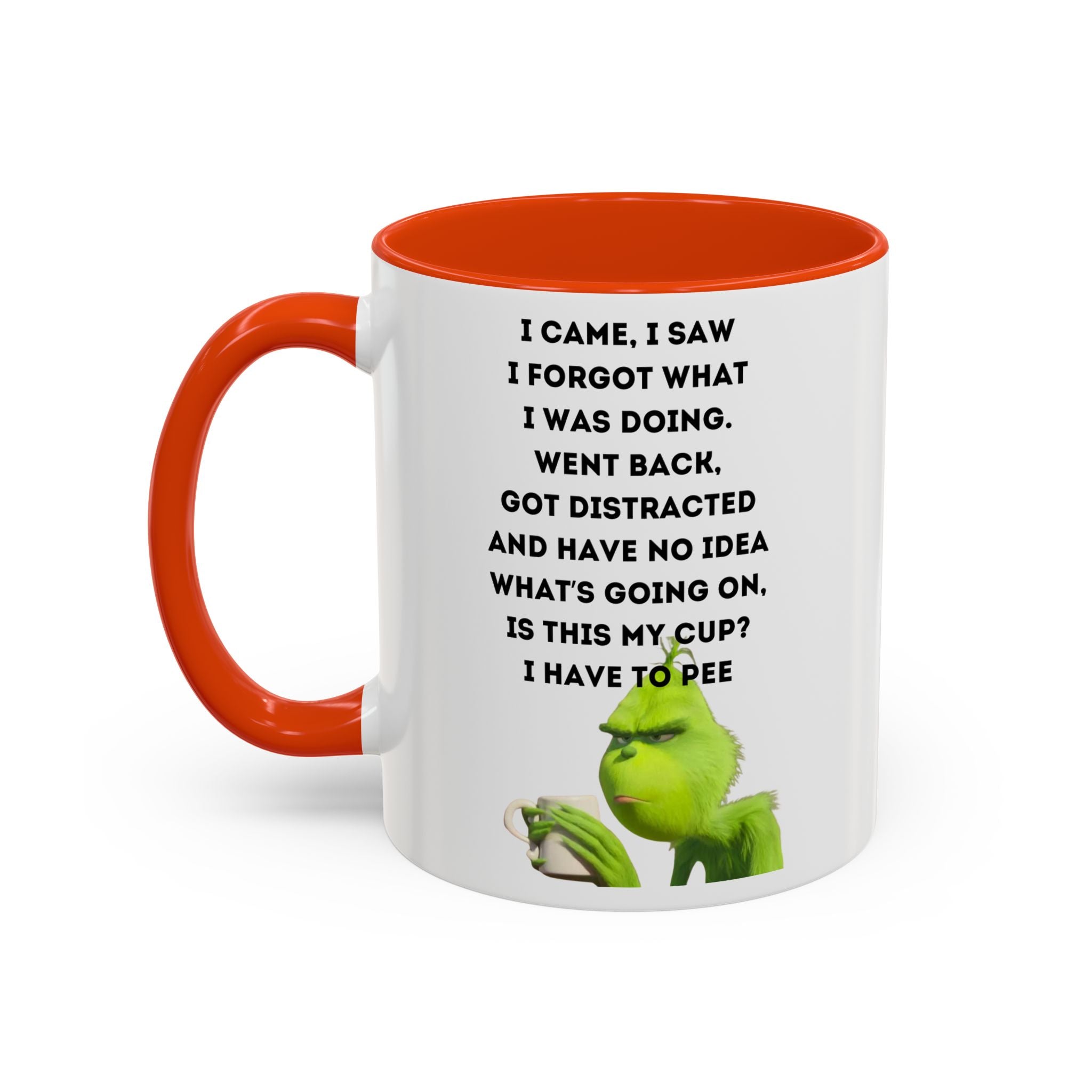 Colorful Grinch Coffee Mug, Fun Holiday Gift, Funny Tea Cup, Quirky Kitchen Decor, Grinch Fan Mug, Christmas Gift Idea