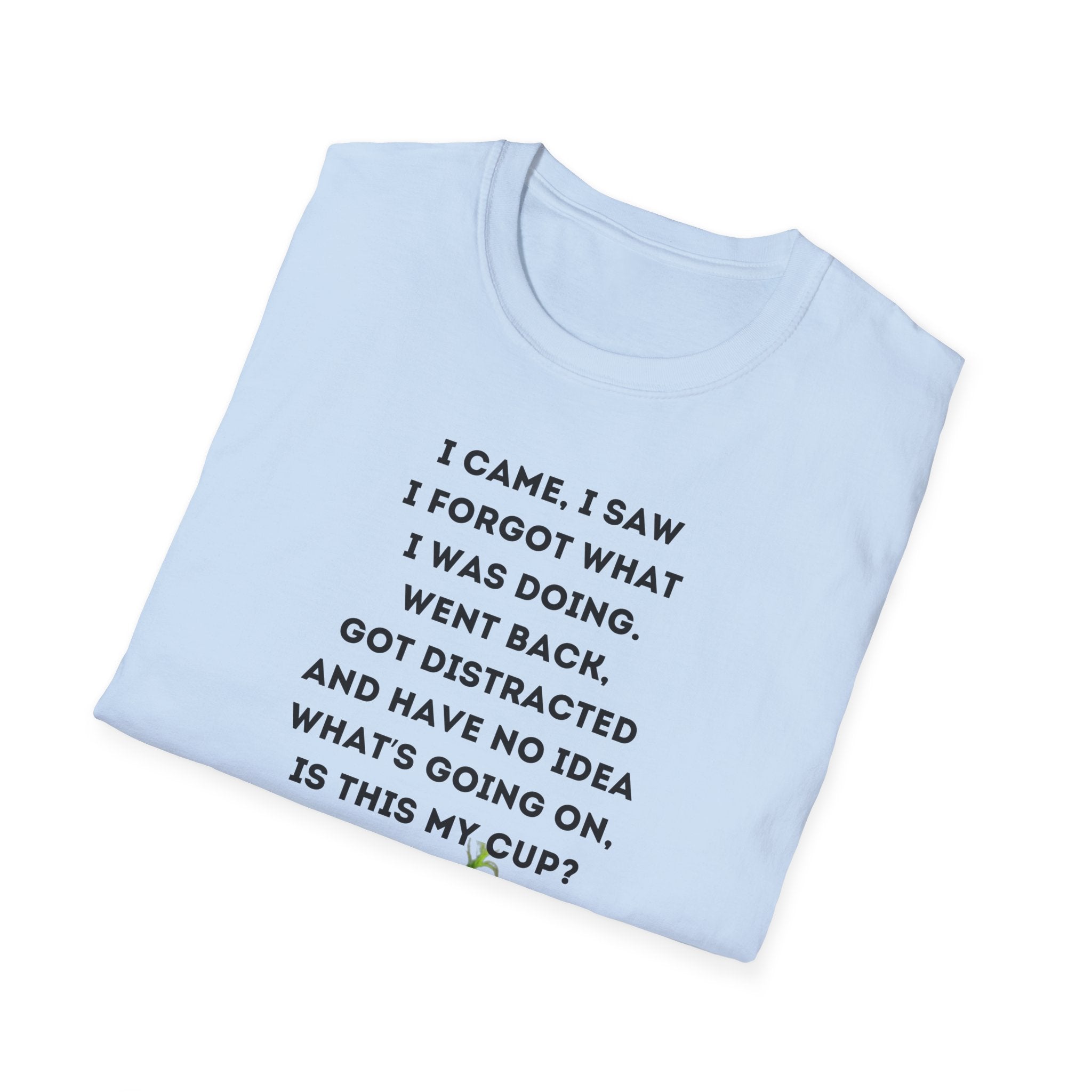 Grinch Inspired Softstyle Tee: I Came, I Saw, Funny T-Shirt for Fans, Gift for Birthdays, Casual Wear, Kermit Merchandise
