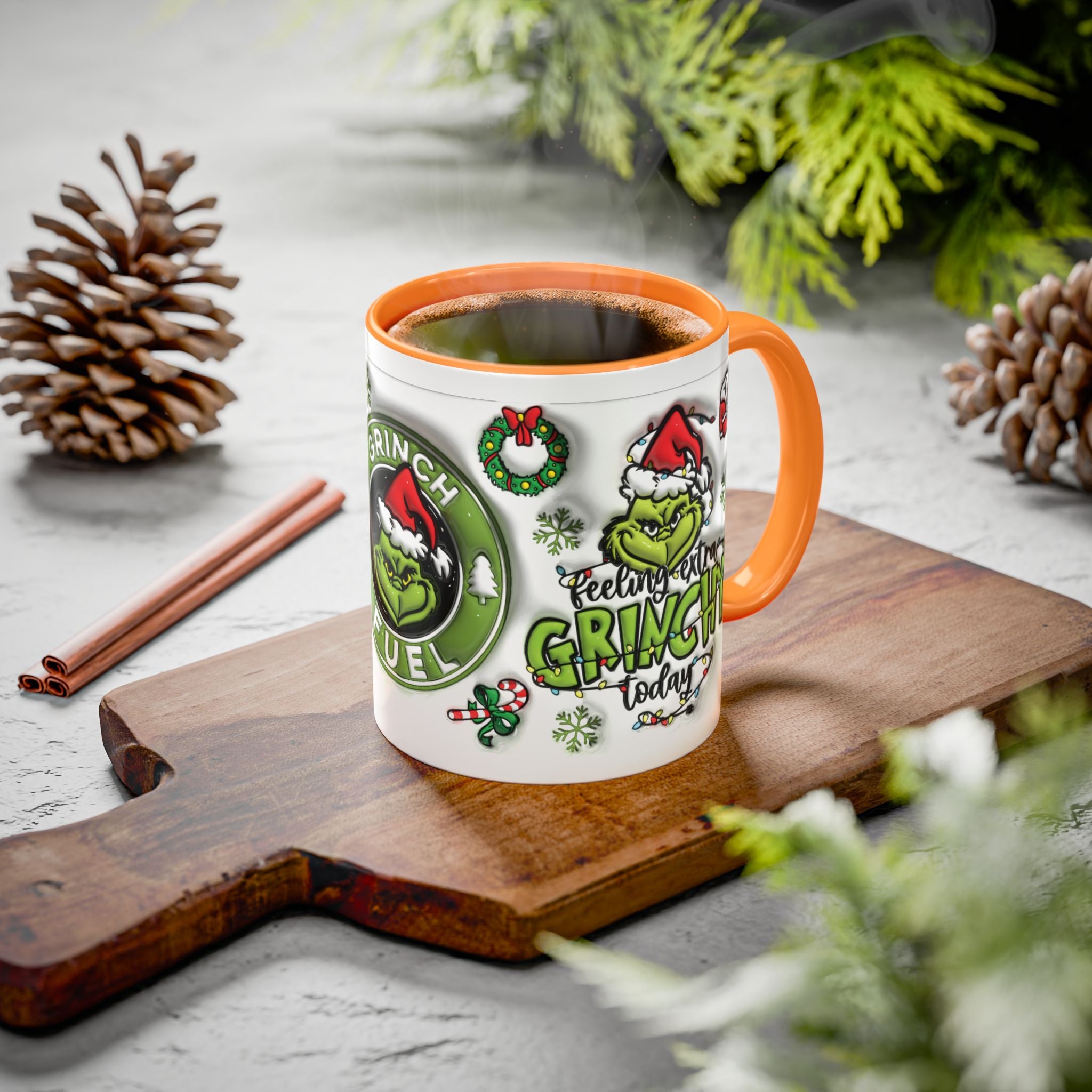 Grinch-themed Coffee Mug, Fun Holiday Gift, Christmas Mug, Grinch Fuel, Unique Grinchy Decor, Extra Grinchy Mug