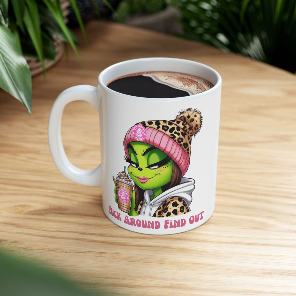 FA/FO Fun and Sassy Ceramic Mug | Cute Coffee Cup | Gift for Crazy Plant Lovers | Motivational Mug | Home Decor | Birthday Gift