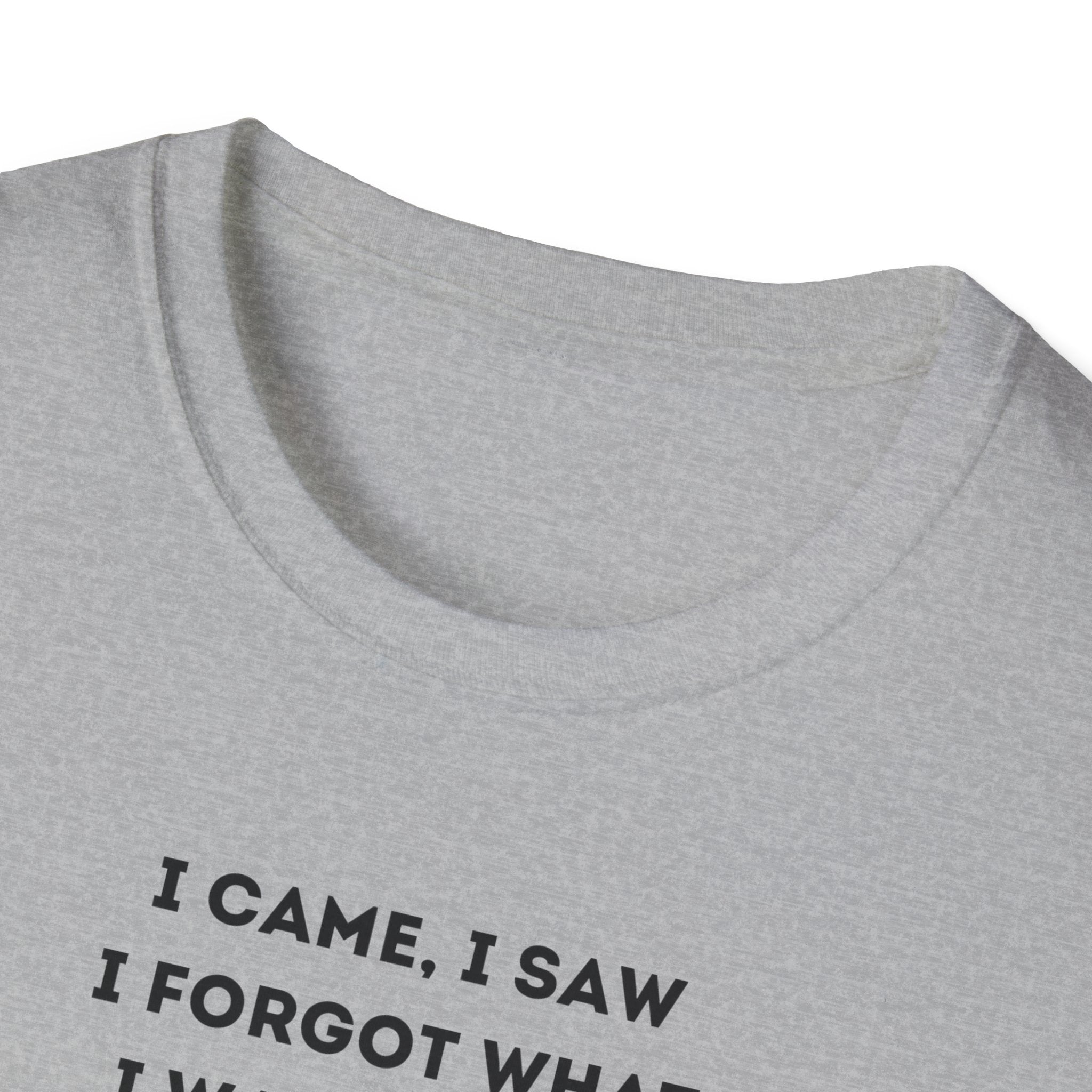 Forgetful Mini Character I Have To Pee T-Shirt | Funny Quote Tee