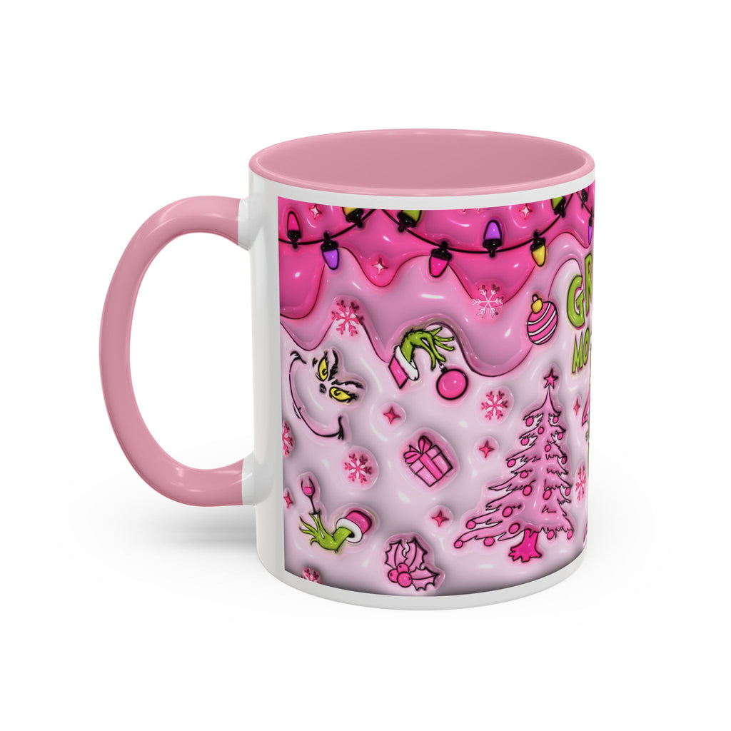 Colorful Grinch Mug, Holiday Gift, Whimsical Drinkware, Festive Coffee Cup, Christmas Decor, Grinch Mode Mug