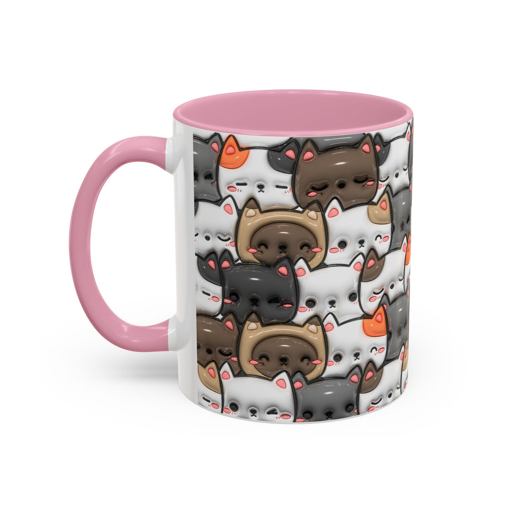 Colorful Cat Mugs - Cute Pet Lover Gift, Cat-Themed Coffee Cup, Cat Lover's Mug, Fun Kitchen Decor, Feline Art Drinkware