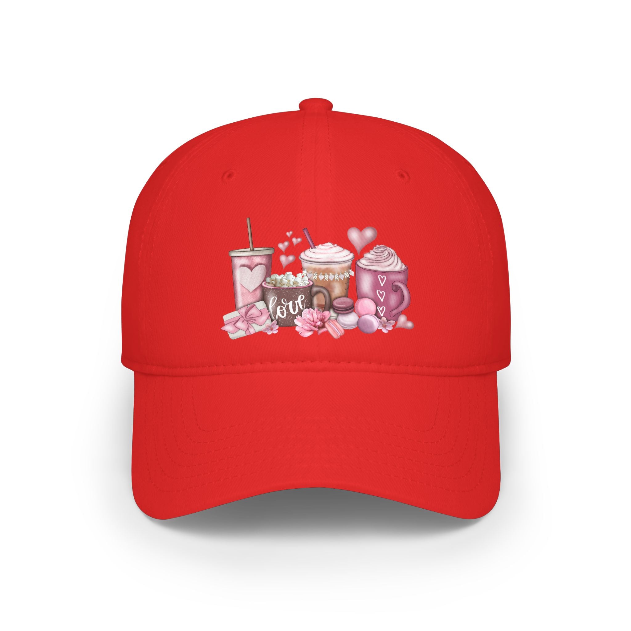 Love and Coffee Low Profile Baseball Cap