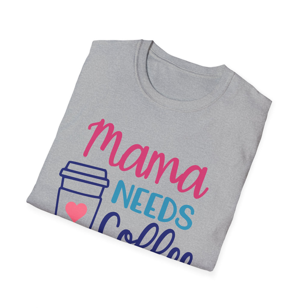 Moma Needs lots Of Coffee - Unisex Softstyle T-Shirt