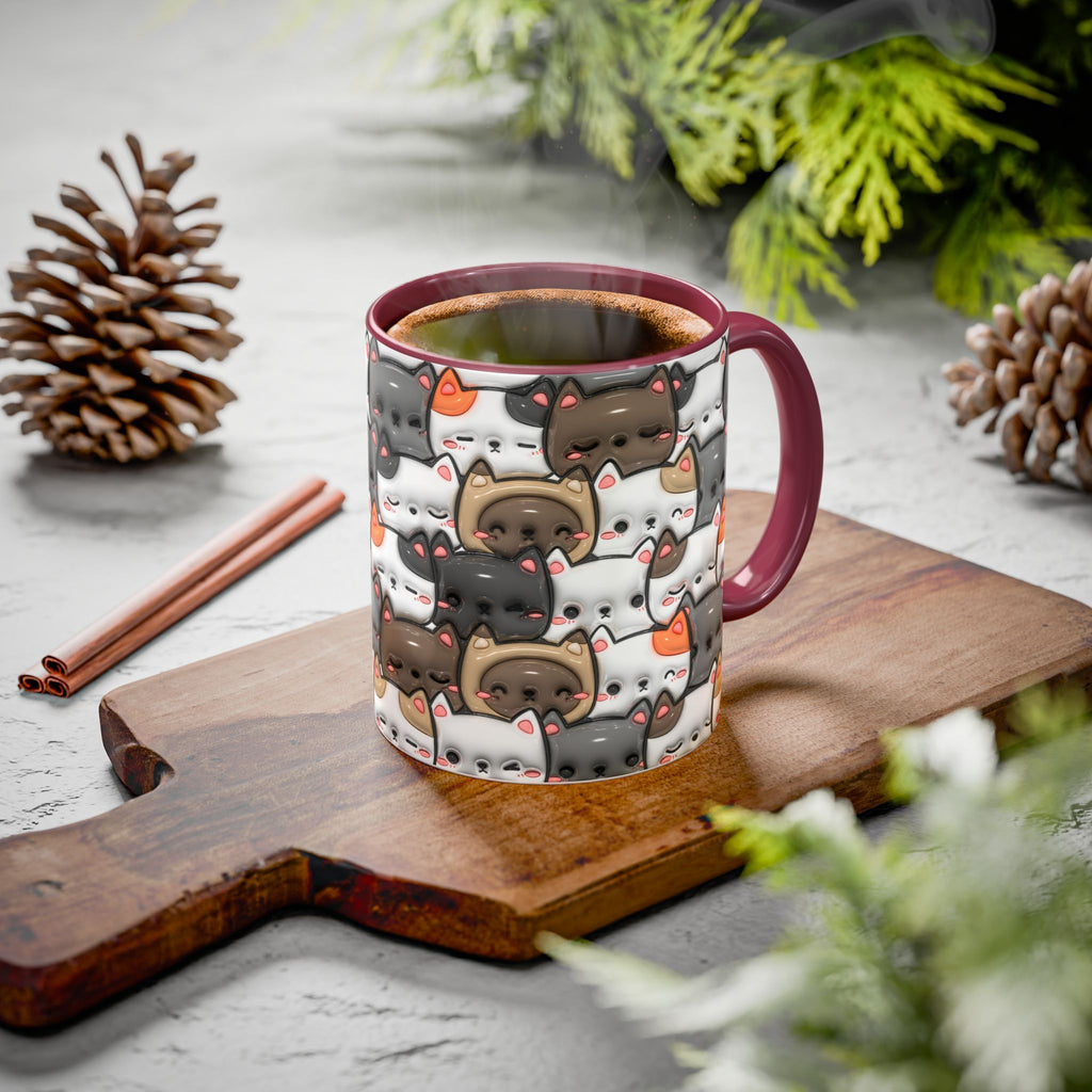 Colorful Cat Mugs - Cute Pet Lover Gift, Cat-Themed Coffee Cup, Cat Lover's Mug, Fun Kitchen Decor, Feline Art Drinkware