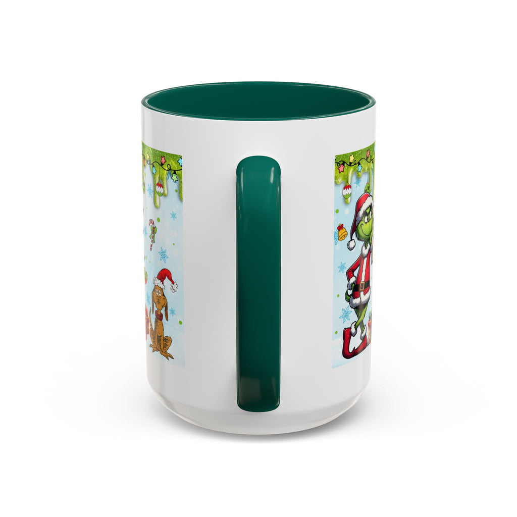 Grinch Christmas Mug | Colorful 11oz 15oz Ceramic Coffee Cup
