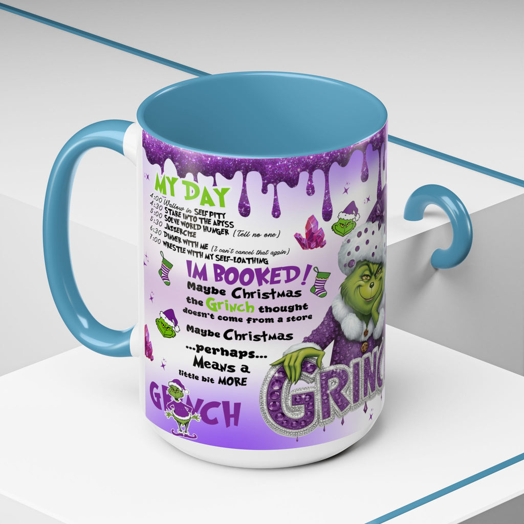 Grinchy Coffee Mug - Fun Holiday Mug, Christmas Gift, Office Decor, Grinch Lovers, DNA Test Humor