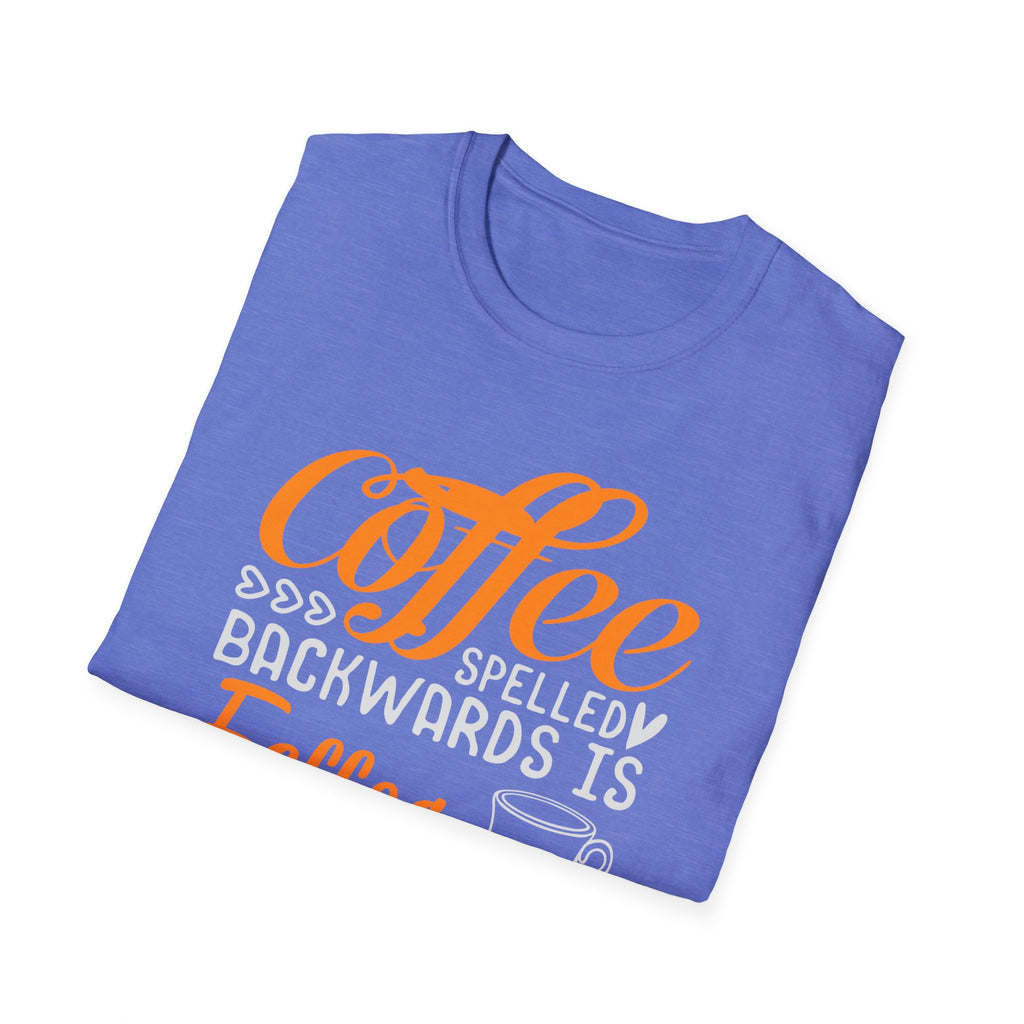 Eeffoc Coffee T-Shirt, Unisex Tee, Caffeine Lover Shirt, Funny Graphic Tee, Coffee Gift for Men and Women
