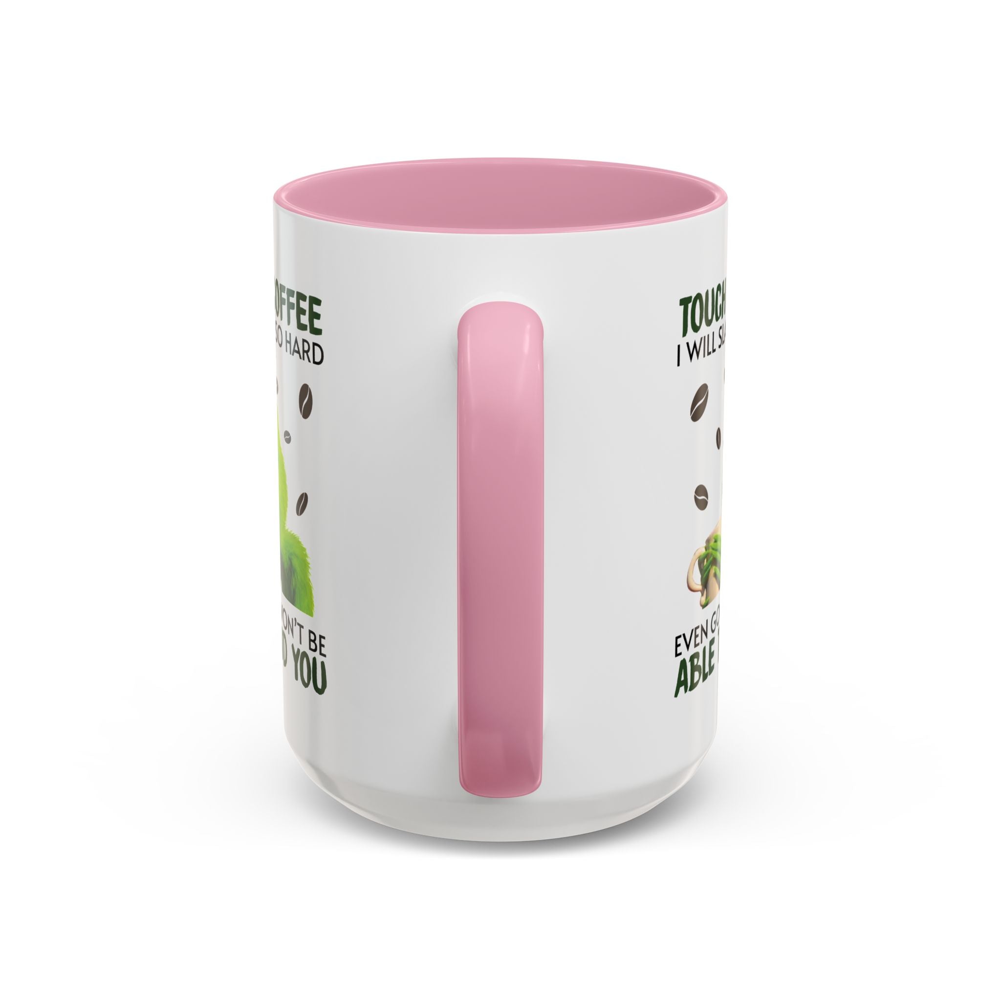 Funny Quote Mugs, Unique Coffee Cups, Gift for Coffee Lovers, Humorous Mug, Grinch Inspired Ceramics