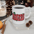 Doyers Festive Holiday Mug - Perfect for Christmas Cheer, Gift for Coffee Lovers, Cute Seasonal Drinkware, LA Dodgers, Holiday Decor