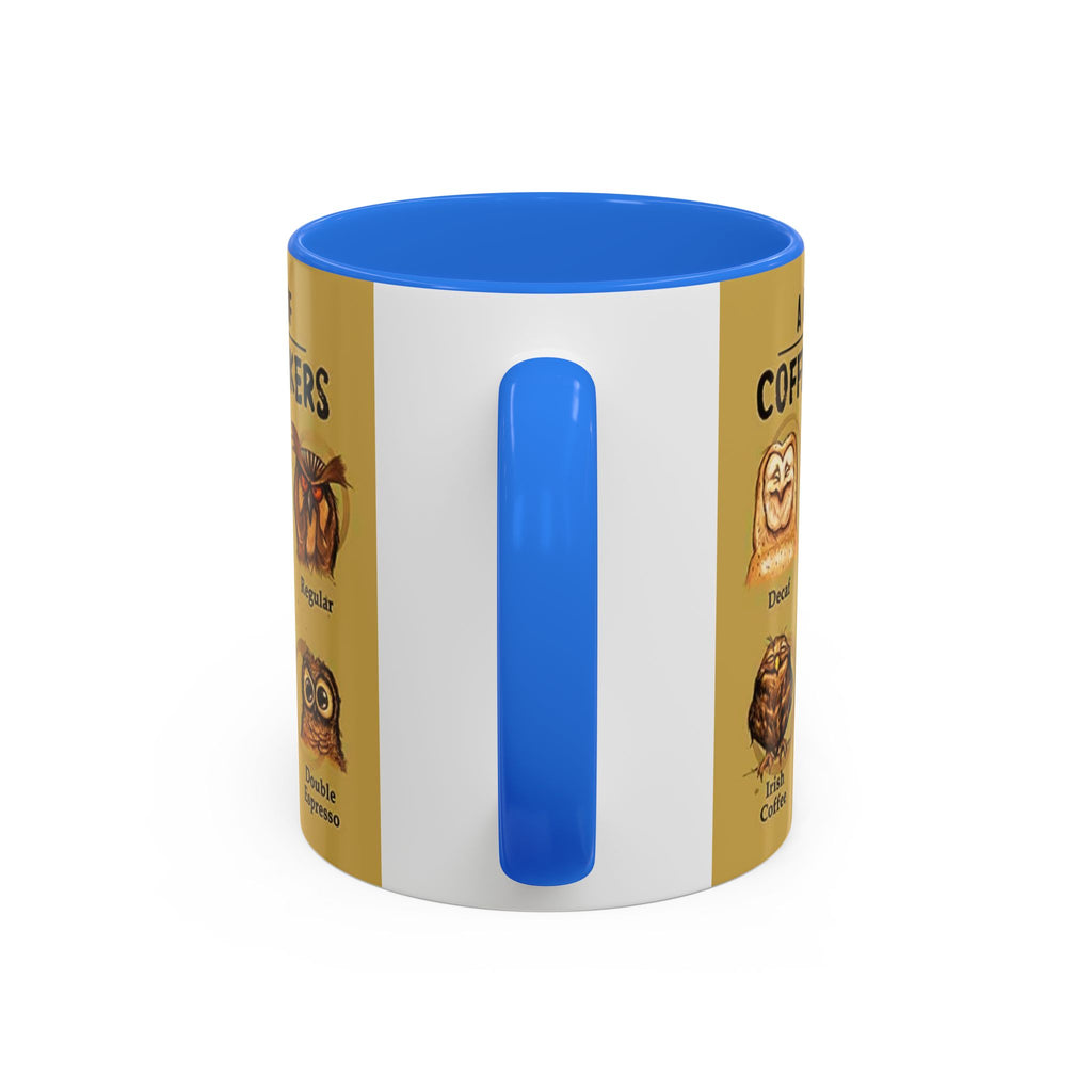 Coffee Owl Mug — "A Hoo's Hoo of Coffee Drinkers" 11oz/15oz