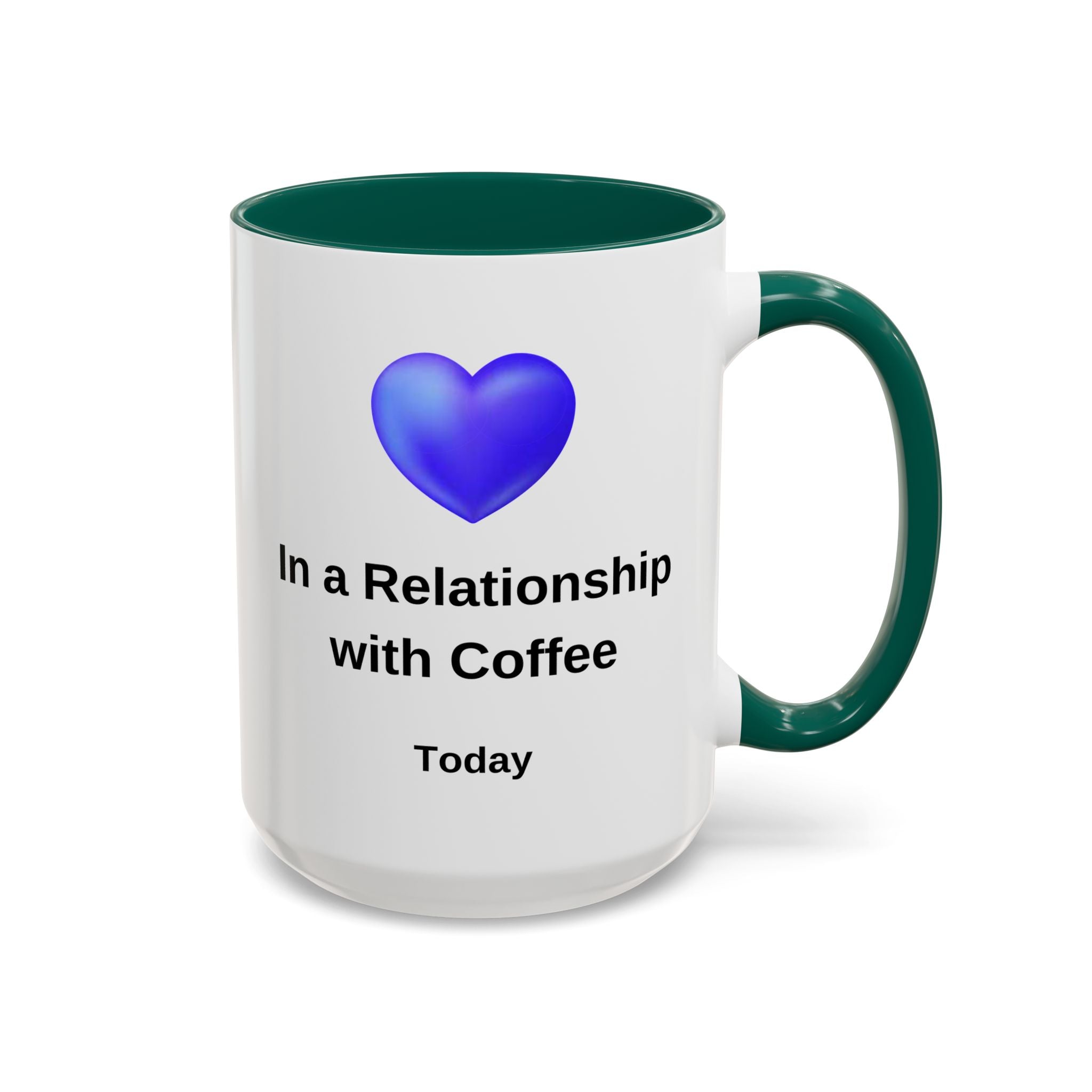 Coffee Lover Mug, Funny Coffee Cup Gift, Relationship with Coffee, Colorful Ceramic Mug, Coffee Addict Mug, Coffee Gift for Her, Coffee Mug