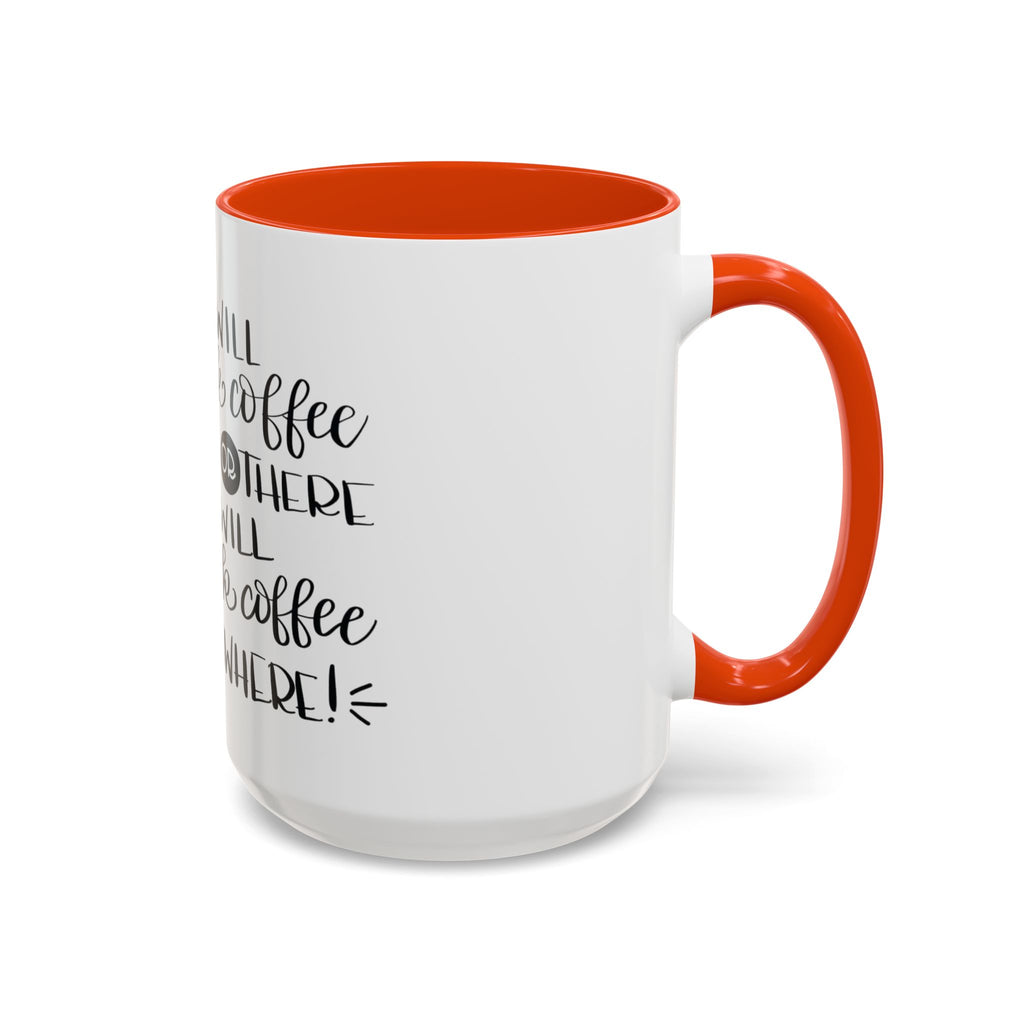 Cat in Hat Coffee Mug — "I Will Drink Coffee Here or There" 11/15oz Color Accent