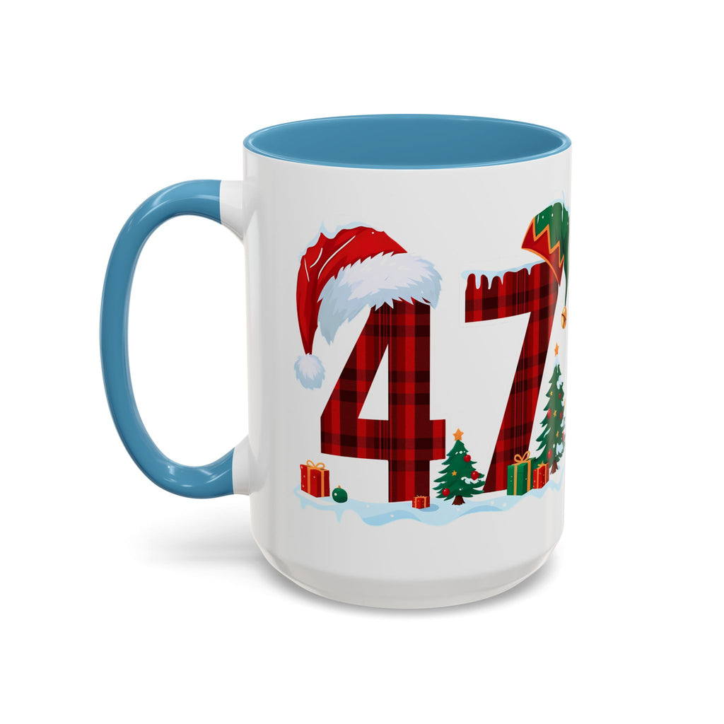 President 47 Trump Christmas Mug | Accent Coffee Mug